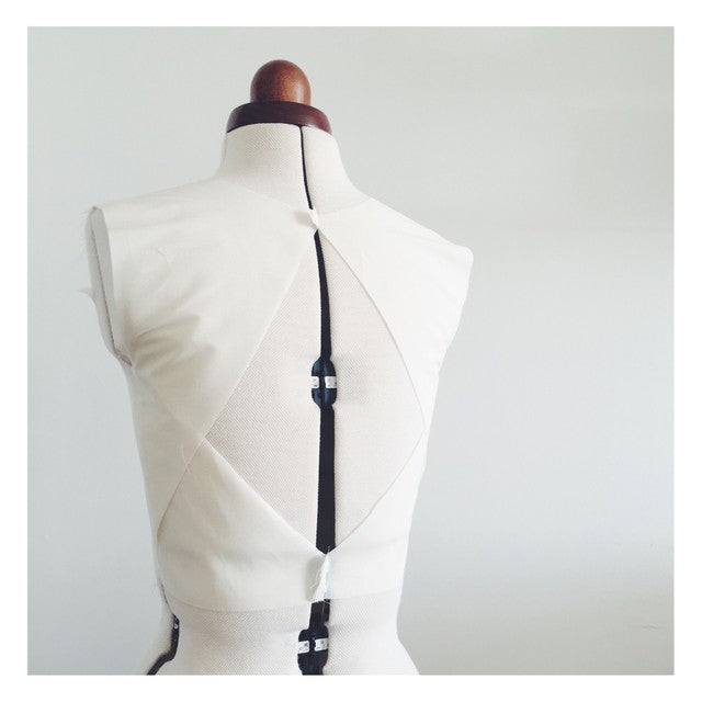 toile pièce d'étude préparation projet couture