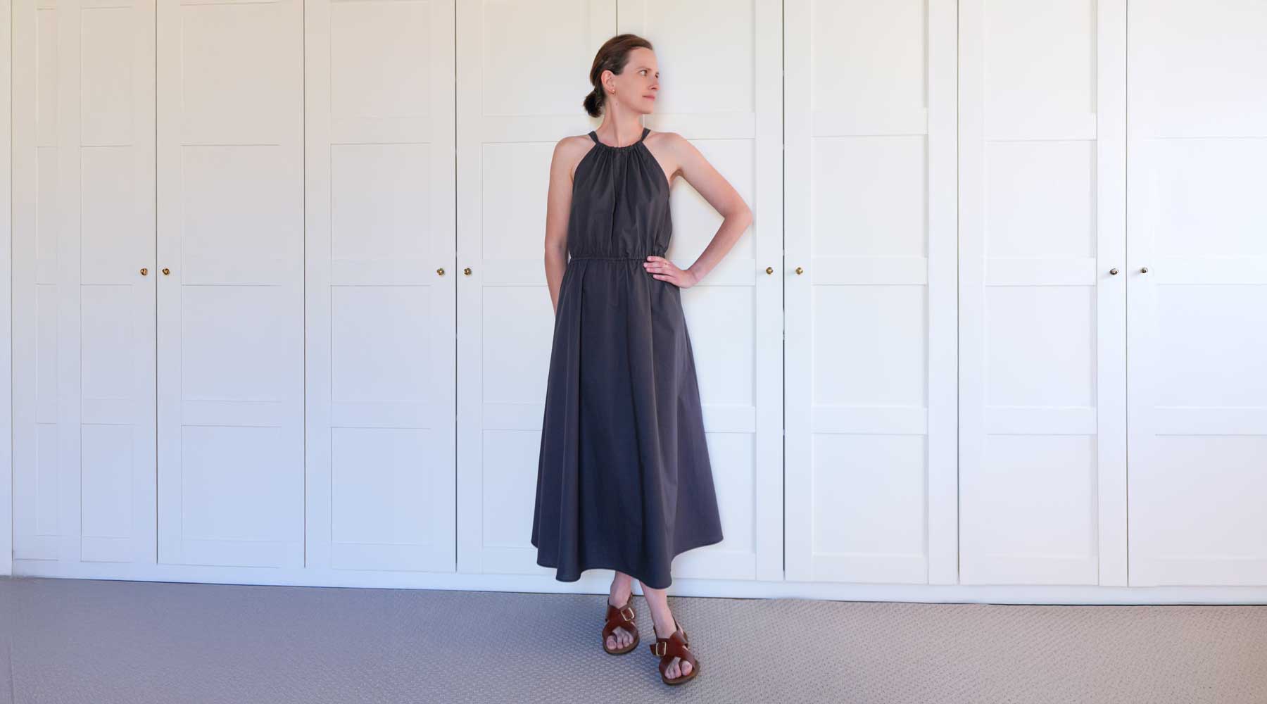 blue and blakc dress Tatum Colorblock Short | Women's Clothing Chic / Beautiful Black Color:Blue and an empire waist Size:55ml
