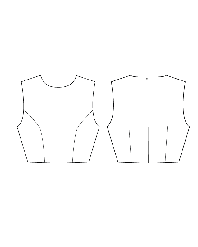 Devant rond - Dos rond