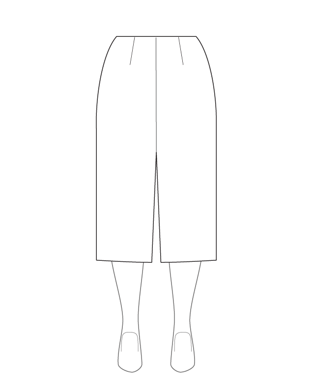 midi fente milieu dos