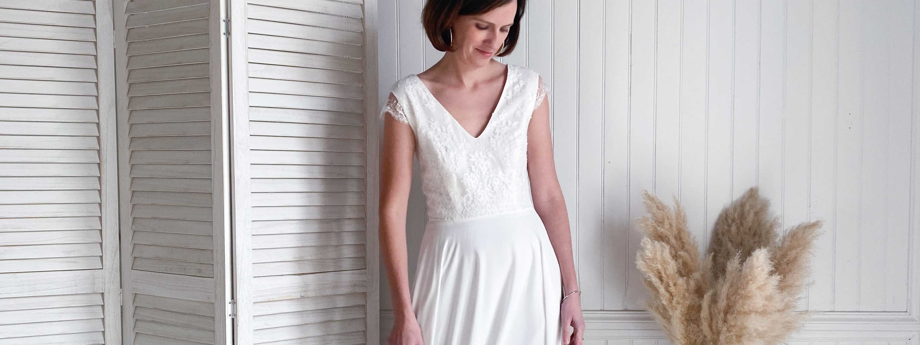 Coudre une Robe de Mariée avec les Patrons de Couture Personnalisables de Atelier Charlotte Auzou