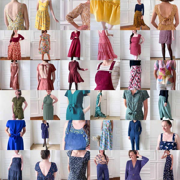 Inspirations pour Coudre les Patrons de Couture Personnalisables de Atelier Charlotte Auzou