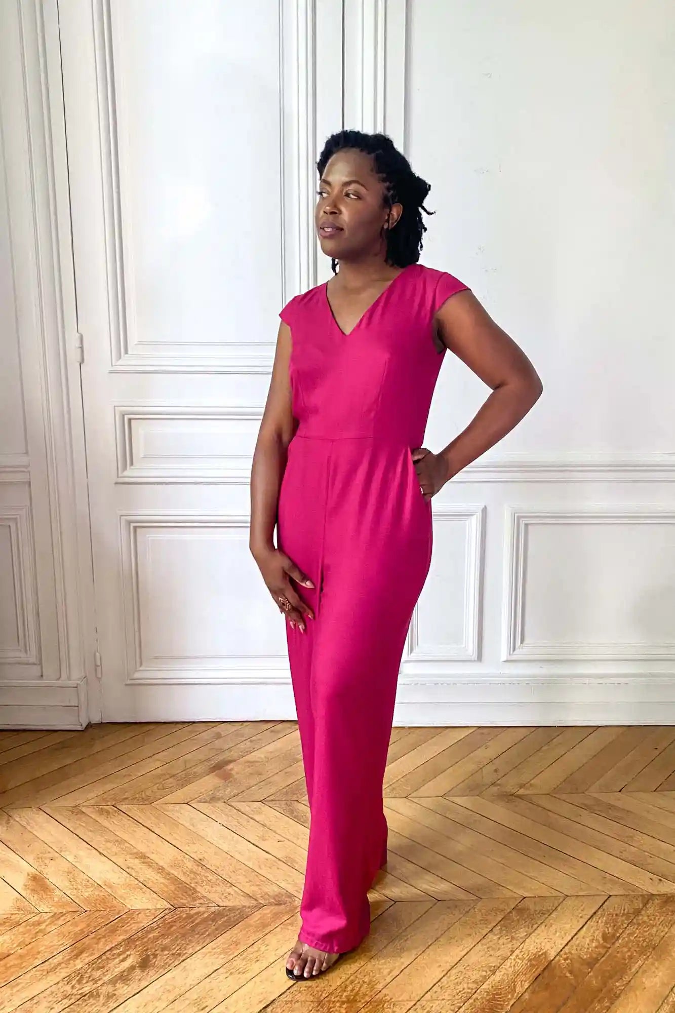 Patron de Couture Combinaison Pantalon ou Short pour Femme À Personnaliser, Pochette ou PDF, du 34 au 56, par Atelier Charlotte Auzou