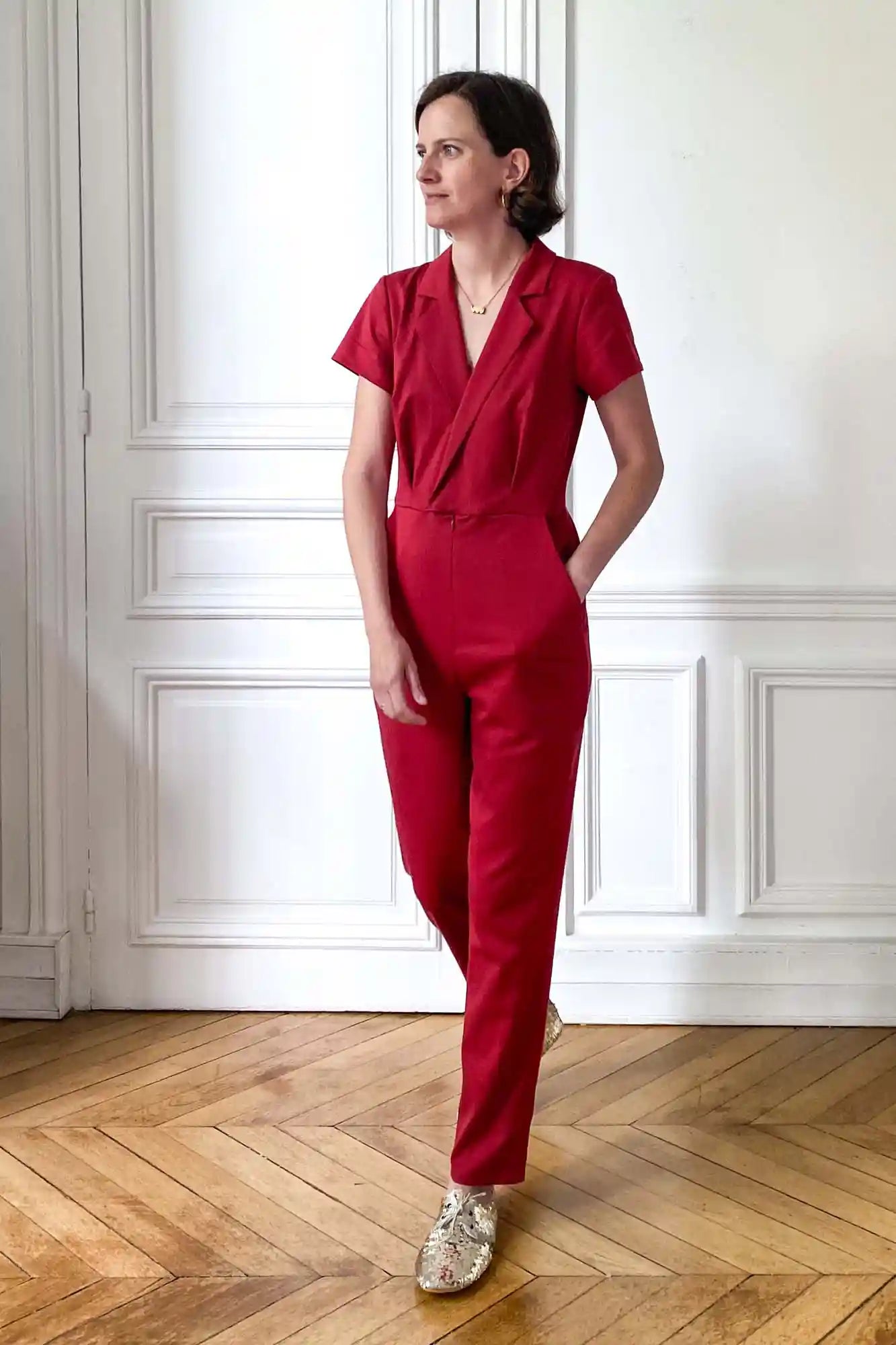 Patron de Couture Combinaison Pantalon ou Short pour Femme À Personnaliser, Pochette ou PDF, du 34 au 56, par Atelier Charlotte Auzou