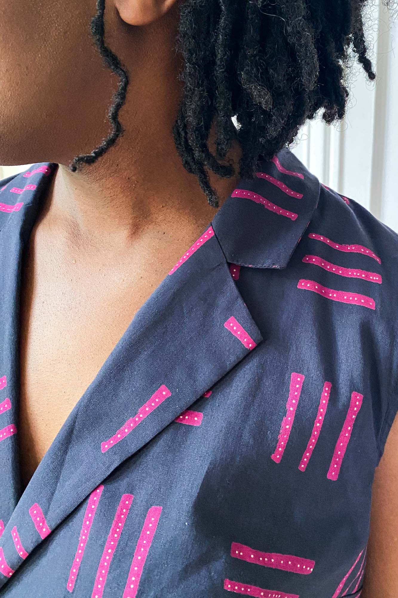 Combishort à Col Tailleur