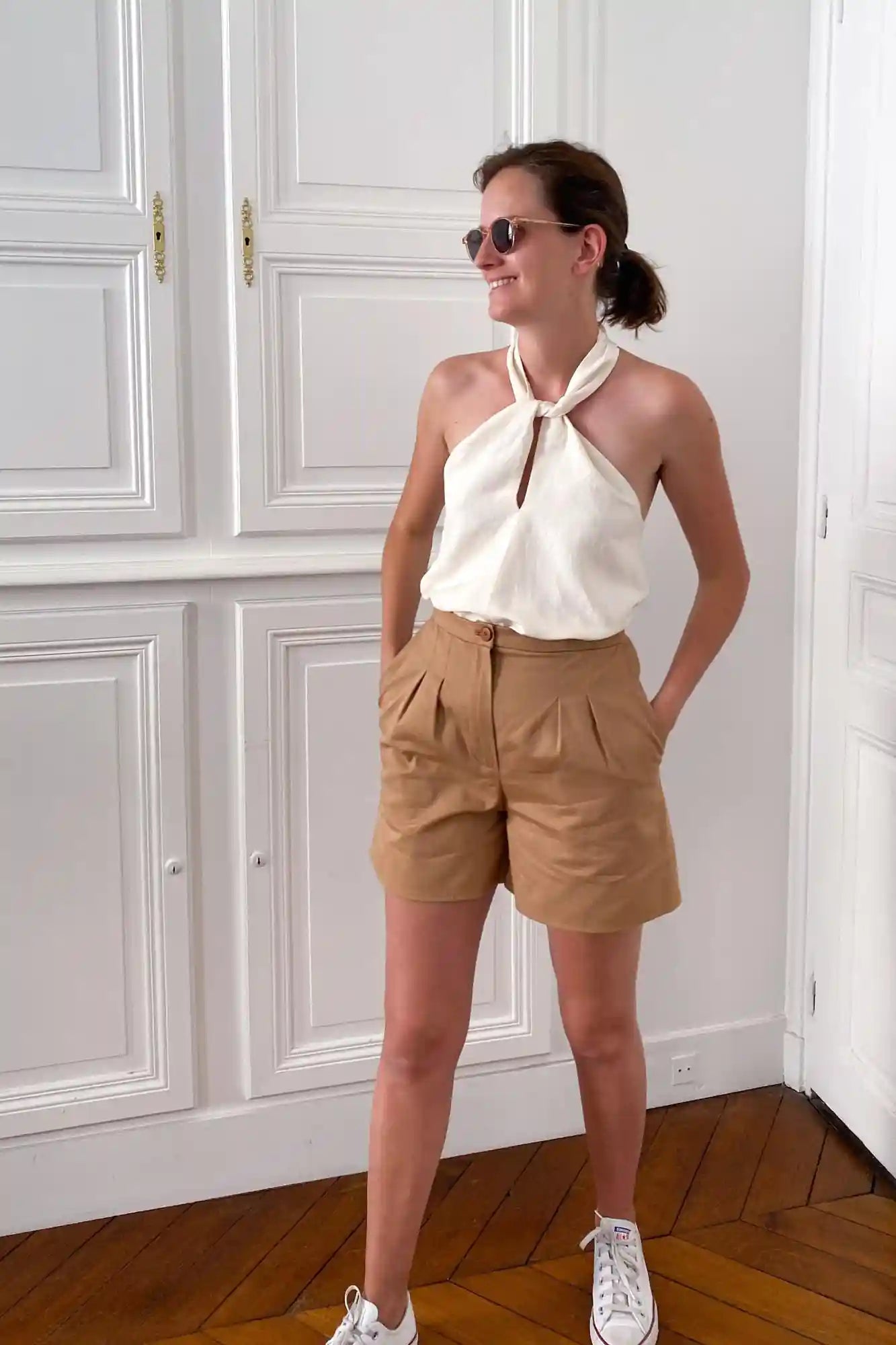 Patron de Couture Dos Nu Foulard à Nouer dans le Cou à Personnaliser par Atelier Charlotte Auzou