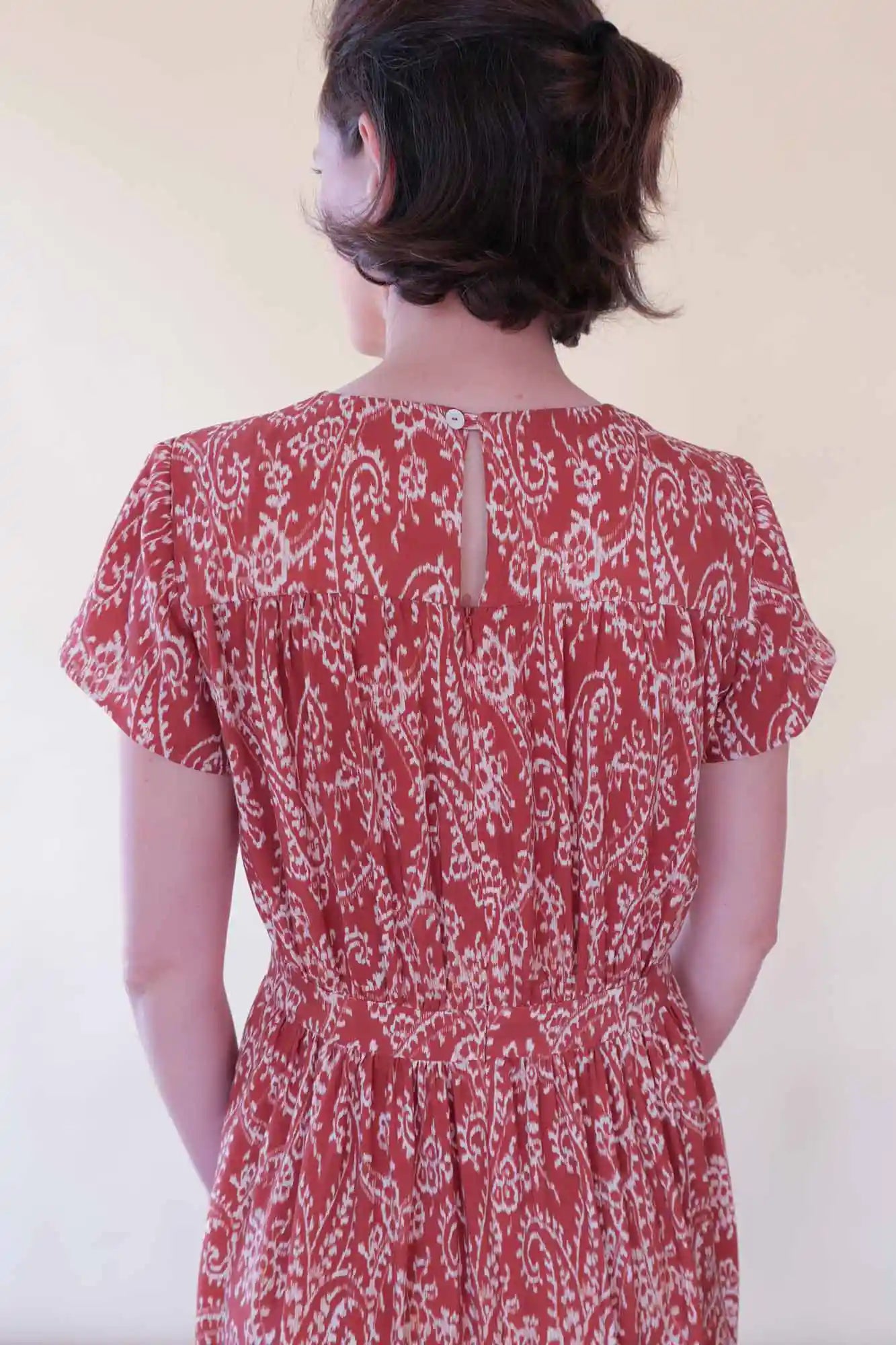 Patron de Couture Femme Plastron à Broder ou Matelasser, pour créer une Robe ou un Top Sur-Mesure