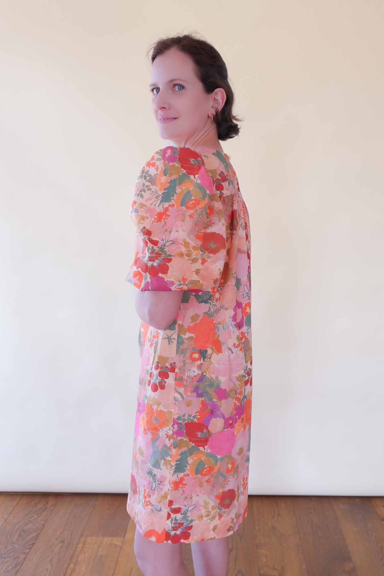 Patron de Couture Plastron pour Créer une Robe Ample à Manches Ballon par Atelier Charlotte Auzou