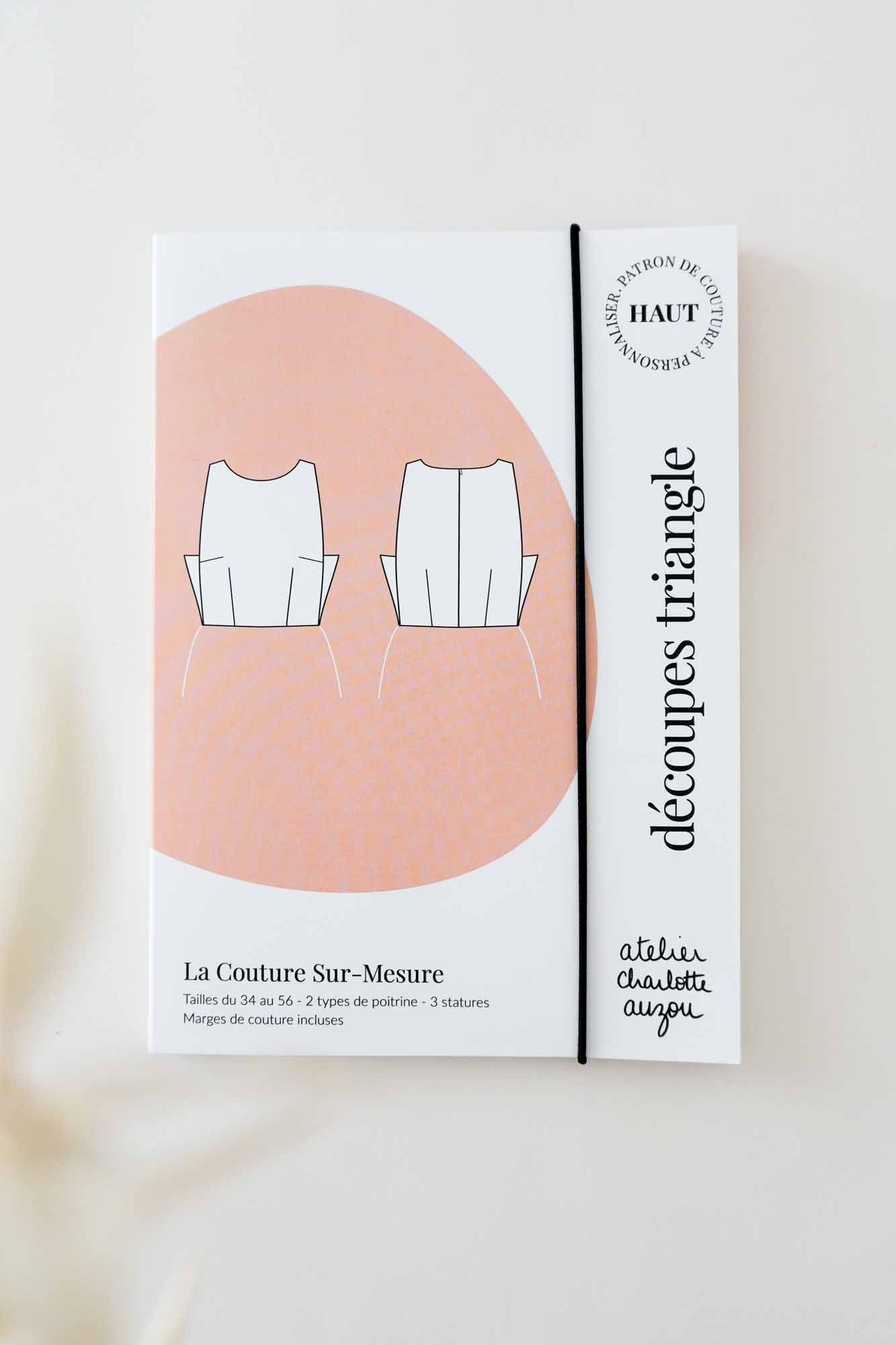 Patron de Couture à Découpes Graphiques sur les Côtés pour jouer avec la Transparence, du 34 au 56, 100% personnalisable, Pochette ou PDF