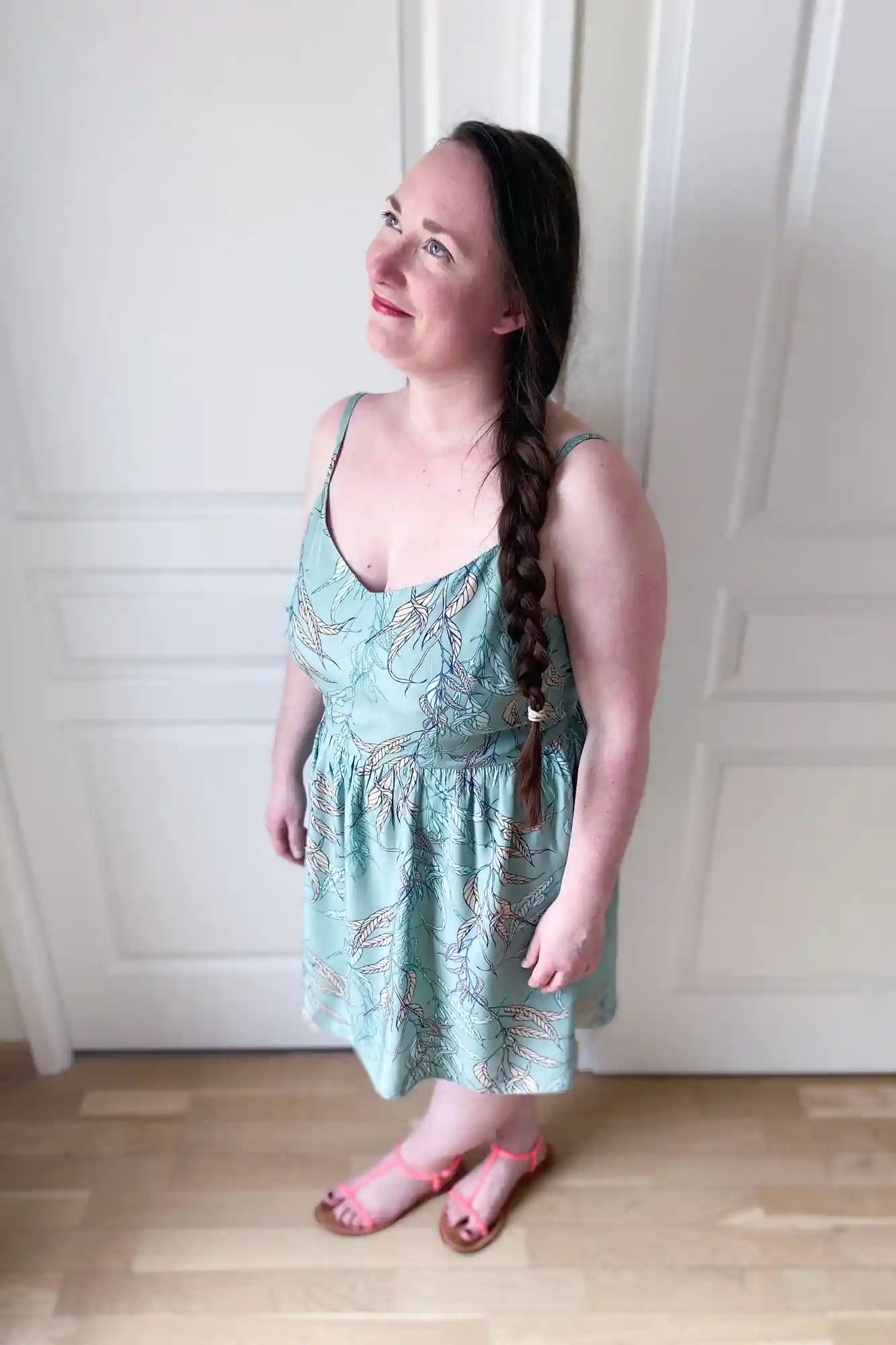 Robe Courte d'Été à Bretelles