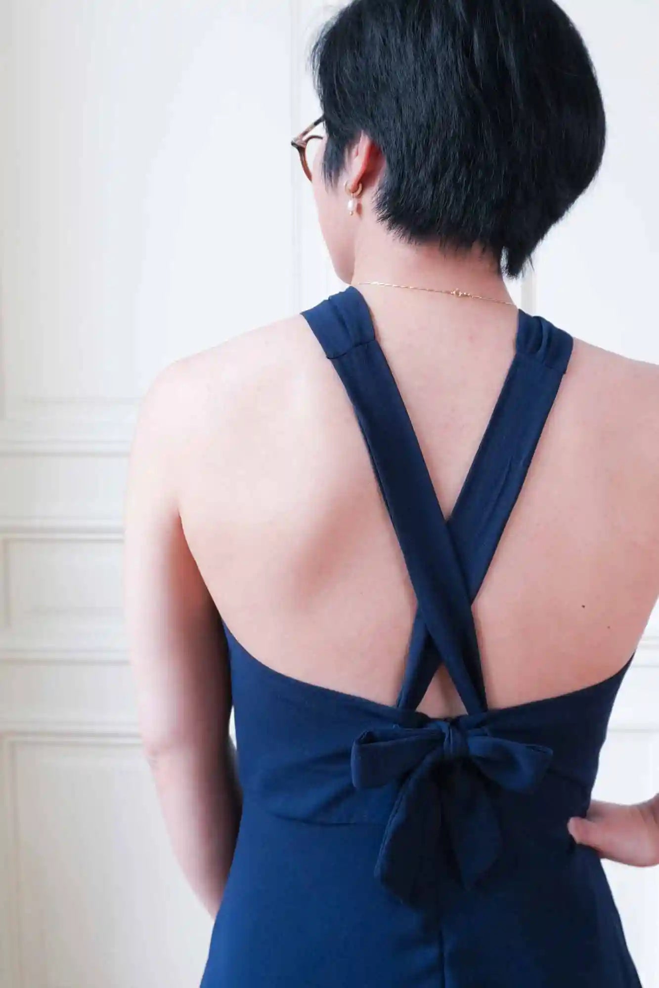 Patron de Couture Dos Nu Foulard à Nouer dans le Cou à Personnaliser par Atelier Charlotte Auzou