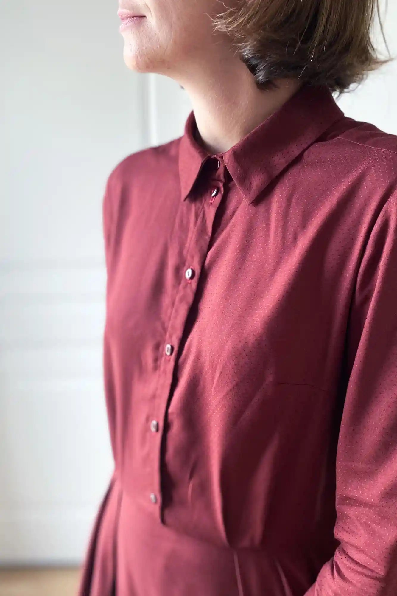 Patron de Couture de Robe Chemise À Personnaliser, du 34 au 56, Pochette ou PDF avec calques et marges incluses, par Atelier Charlotte Auzou