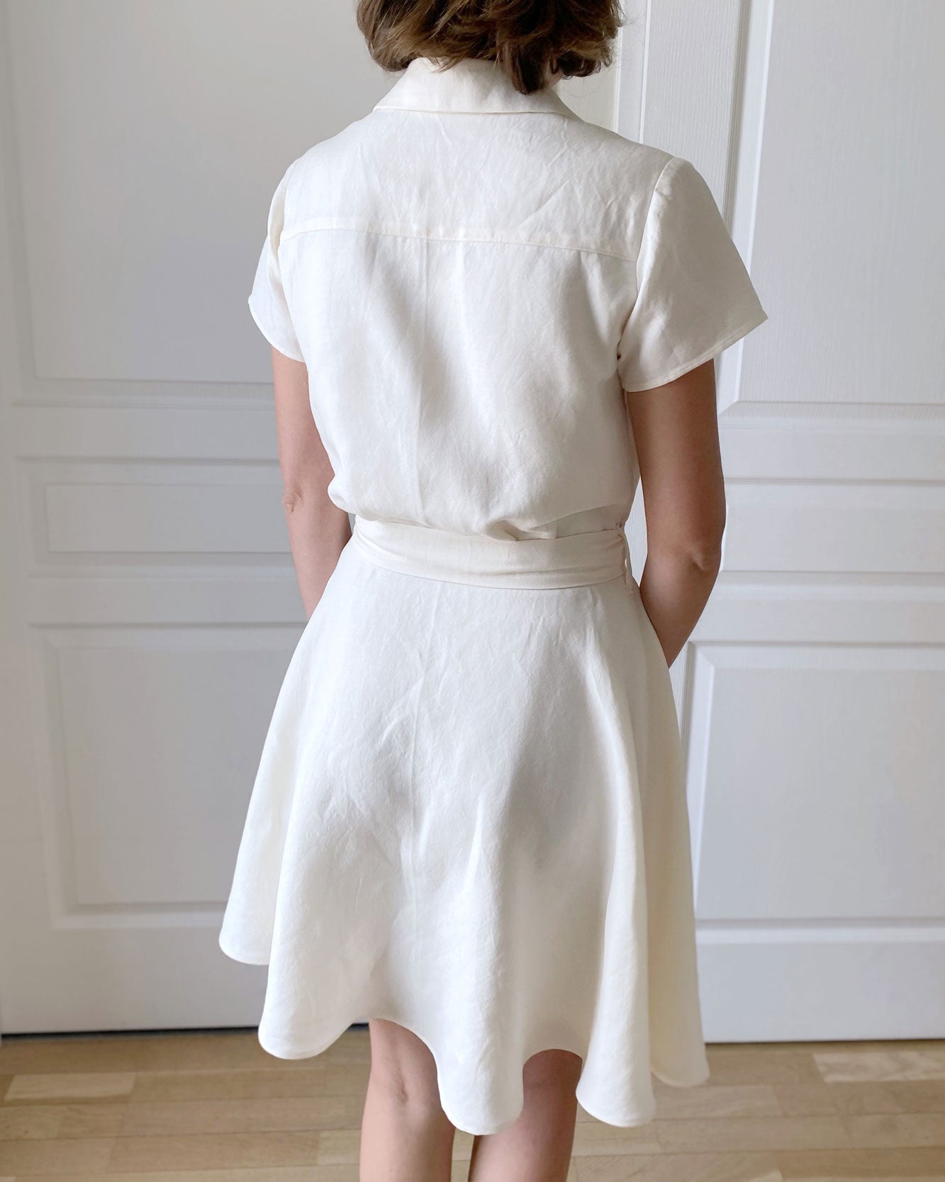 Robe Chemise Patineuse en Lin