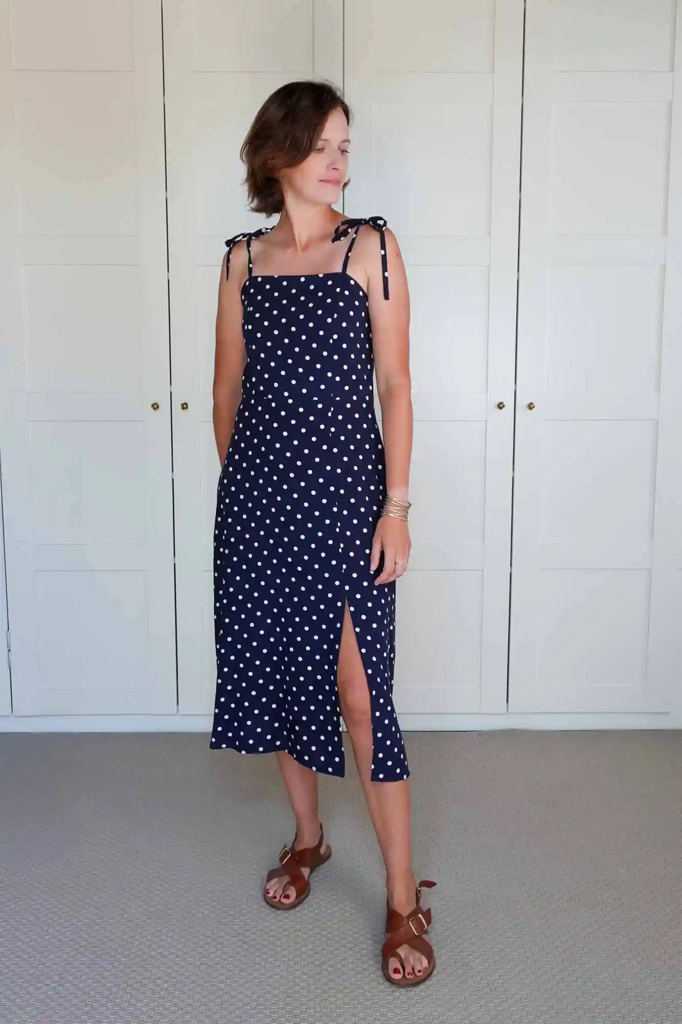 Coudre une Robe à Pois Sézane Like avec les Patrons à Personnaliser par Atelier Charlotte Auzou