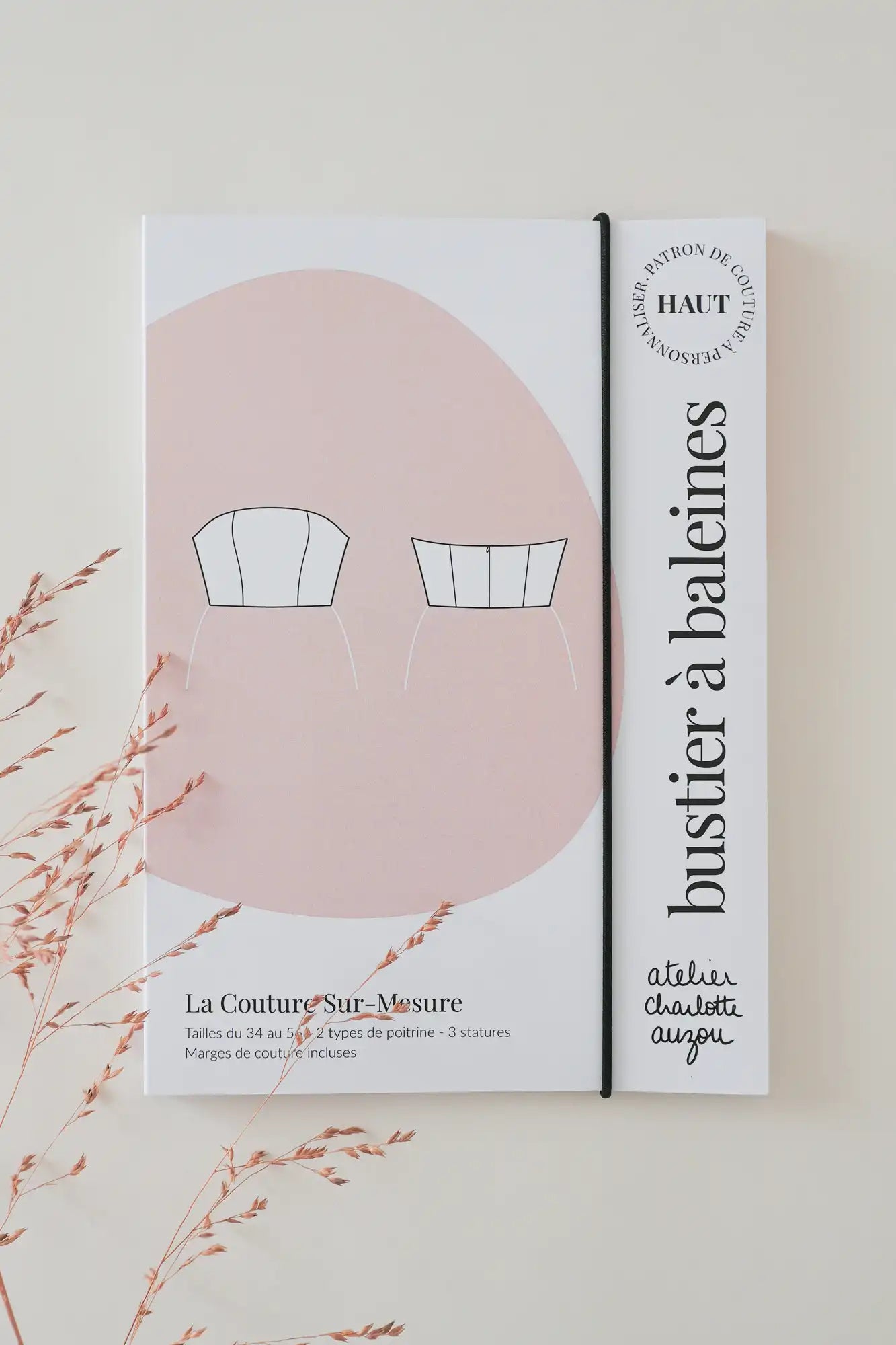 Patron de Couture Imprimé pour Coudre un Bustier de Mariée par Atelier Charlotte Auzou