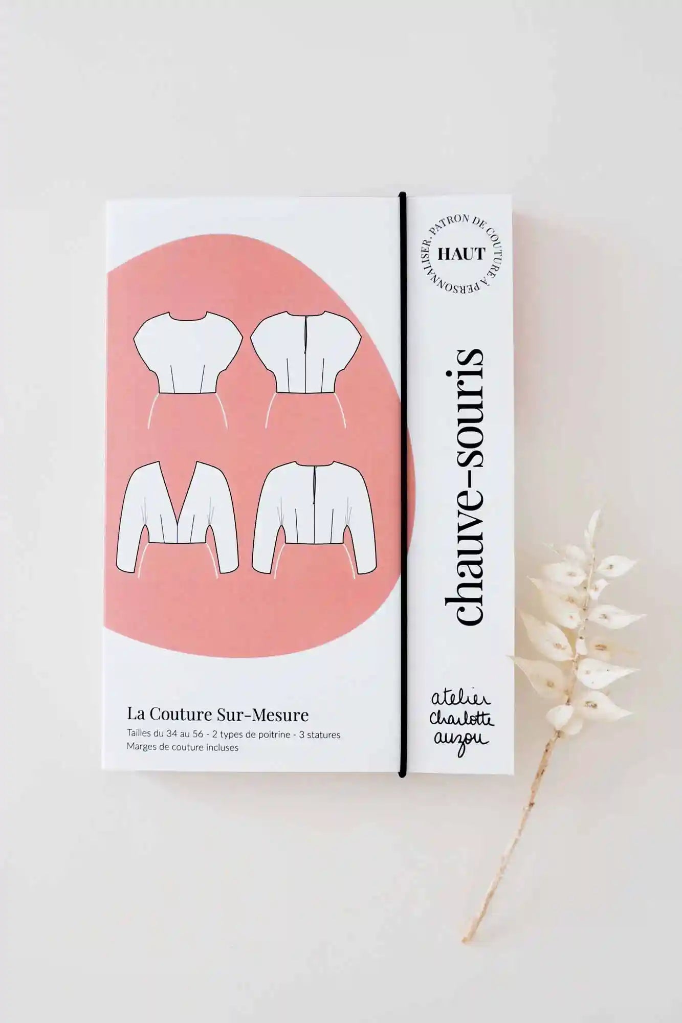 Coudre une robe avec des manches Chauve-Souris grâce aux patrons de couture personnalisés par Atelier Charlotte Auzou