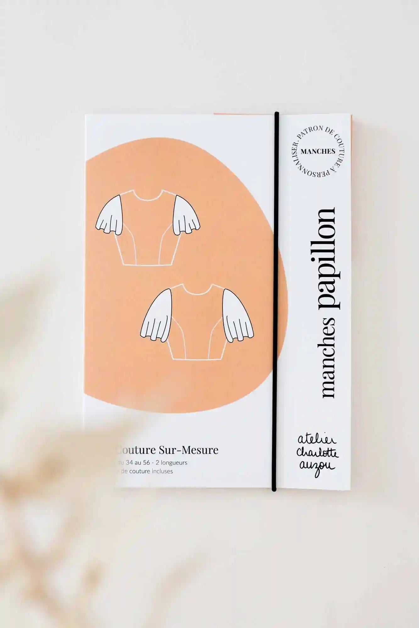 Patron De Couture Manches Papillon à Personnaliser, du 34 au 56, Pochette ou PDF par Atelier Charlotte Auzou