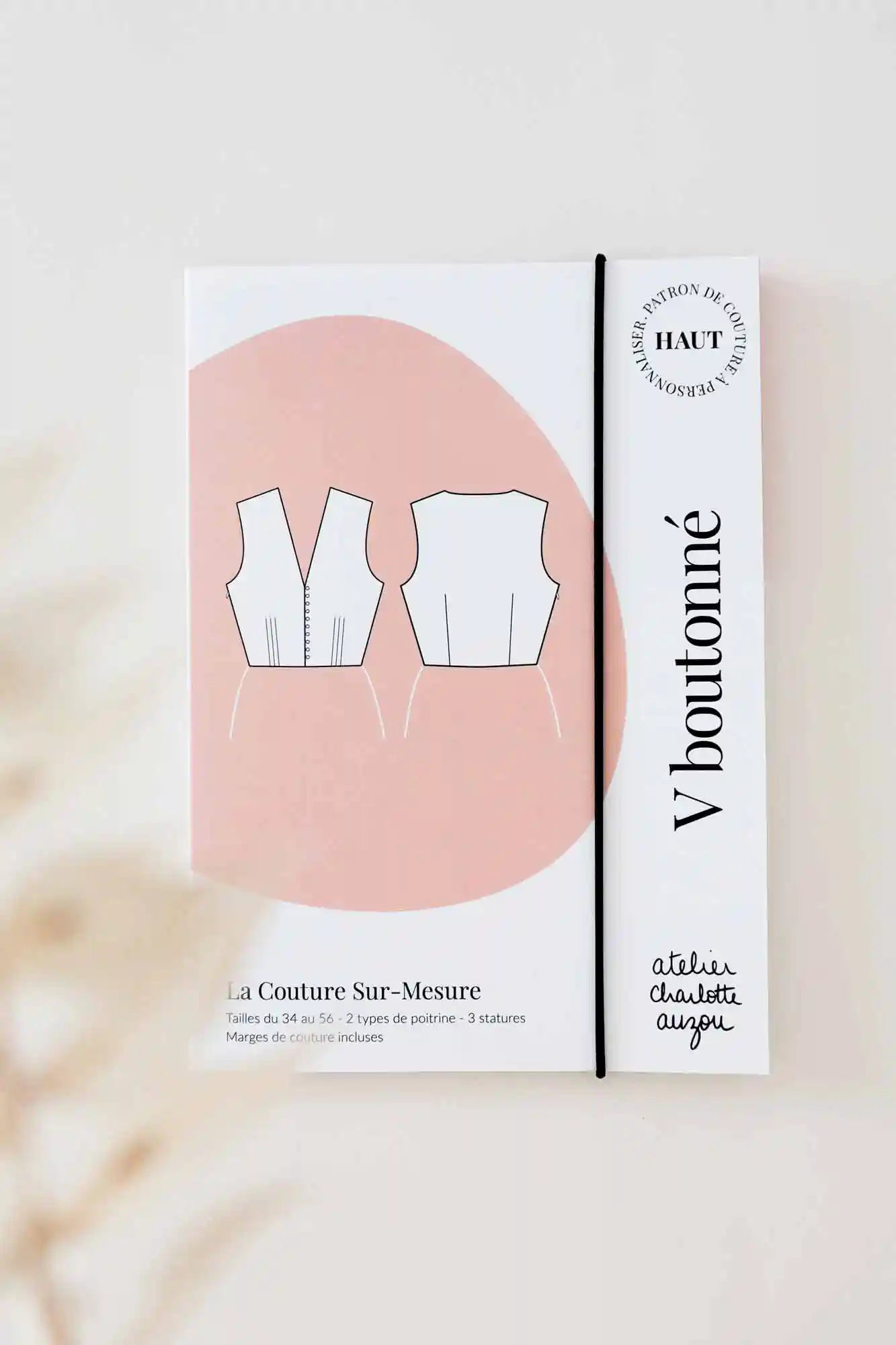 Patron De Couture Robe Boutonnage Rétro À Personnaliser, PDF A4 et A0 ou Pochette, du 34 au 56, par Atelier Charlotte Auzou