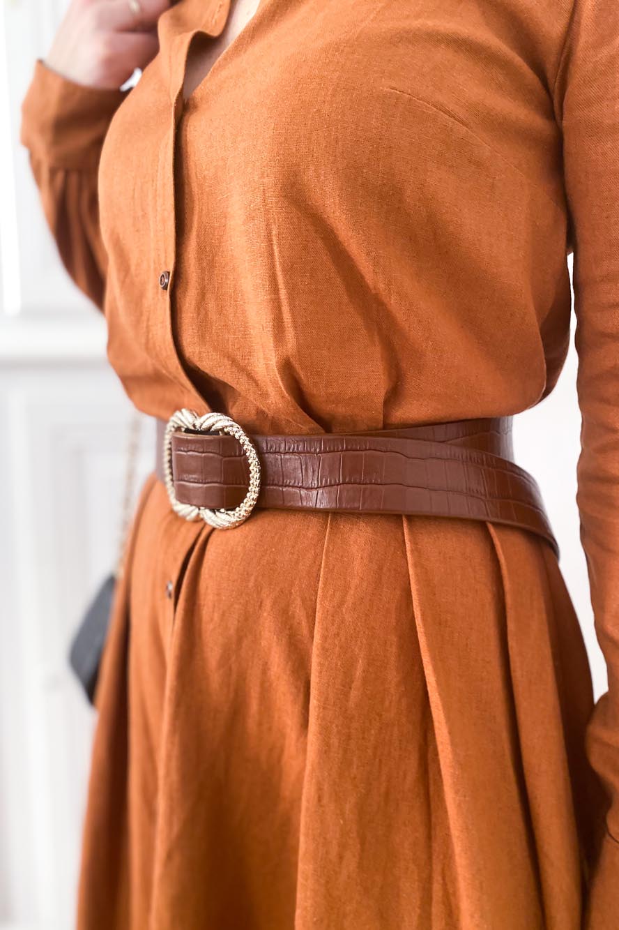 Robe Chemise Automnale