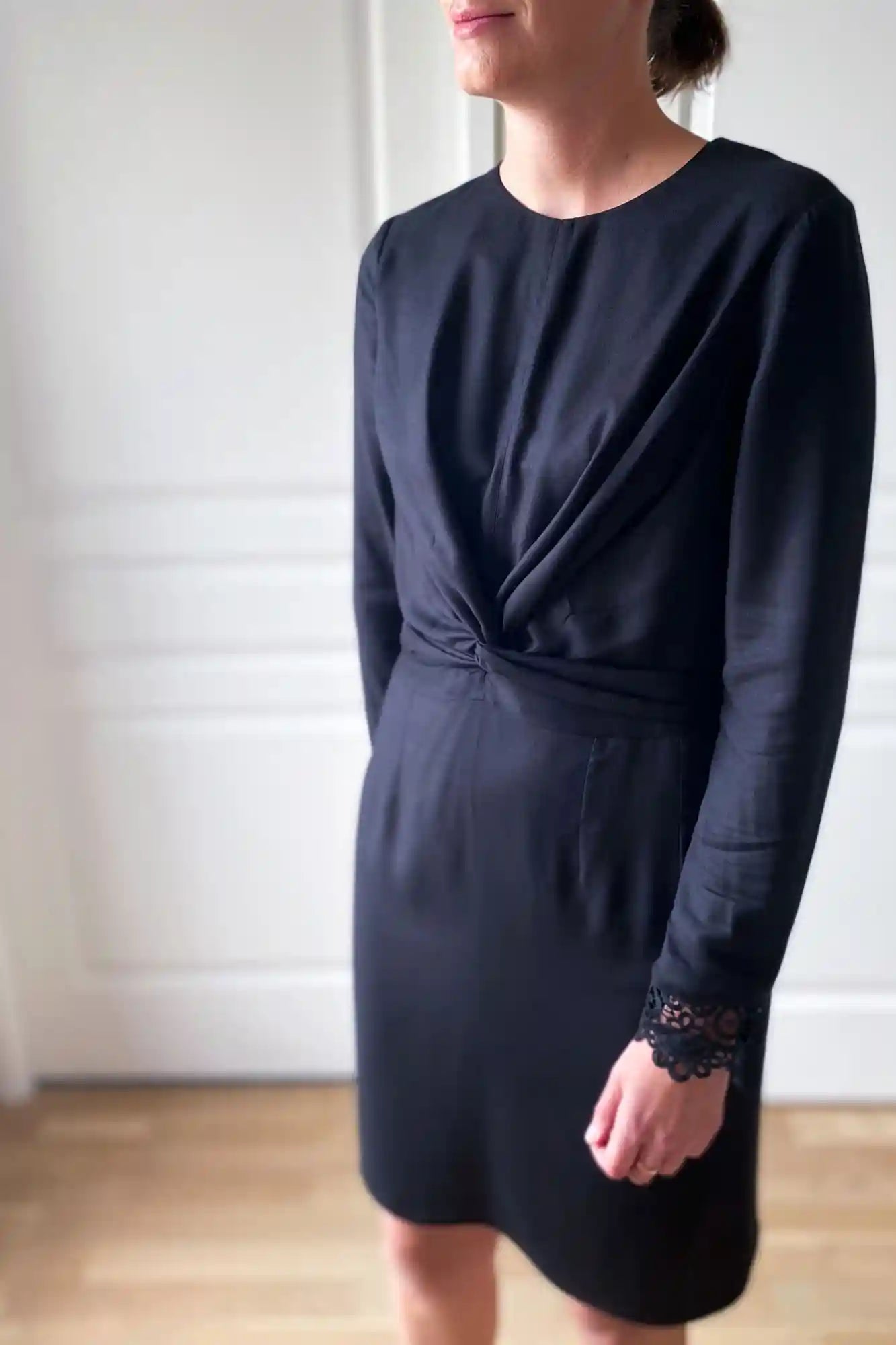 Patron De Couture Robe Avec Liens À Nouer À La Taille, Pochette ou PDF, du 34 au 56, 100% personnalisable, par Atelier Charlotte Auzou
