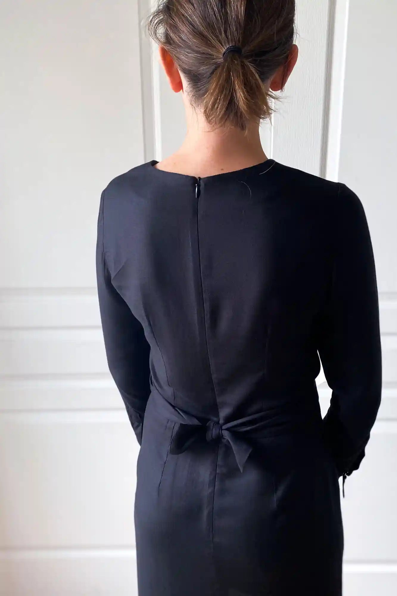 Patron De Couture Robe Avec Liens À Nouer À La Taille, Pochette ou PDF, du 34 au 56, 100% personnalisable, par Atelier Charlotte Auzou