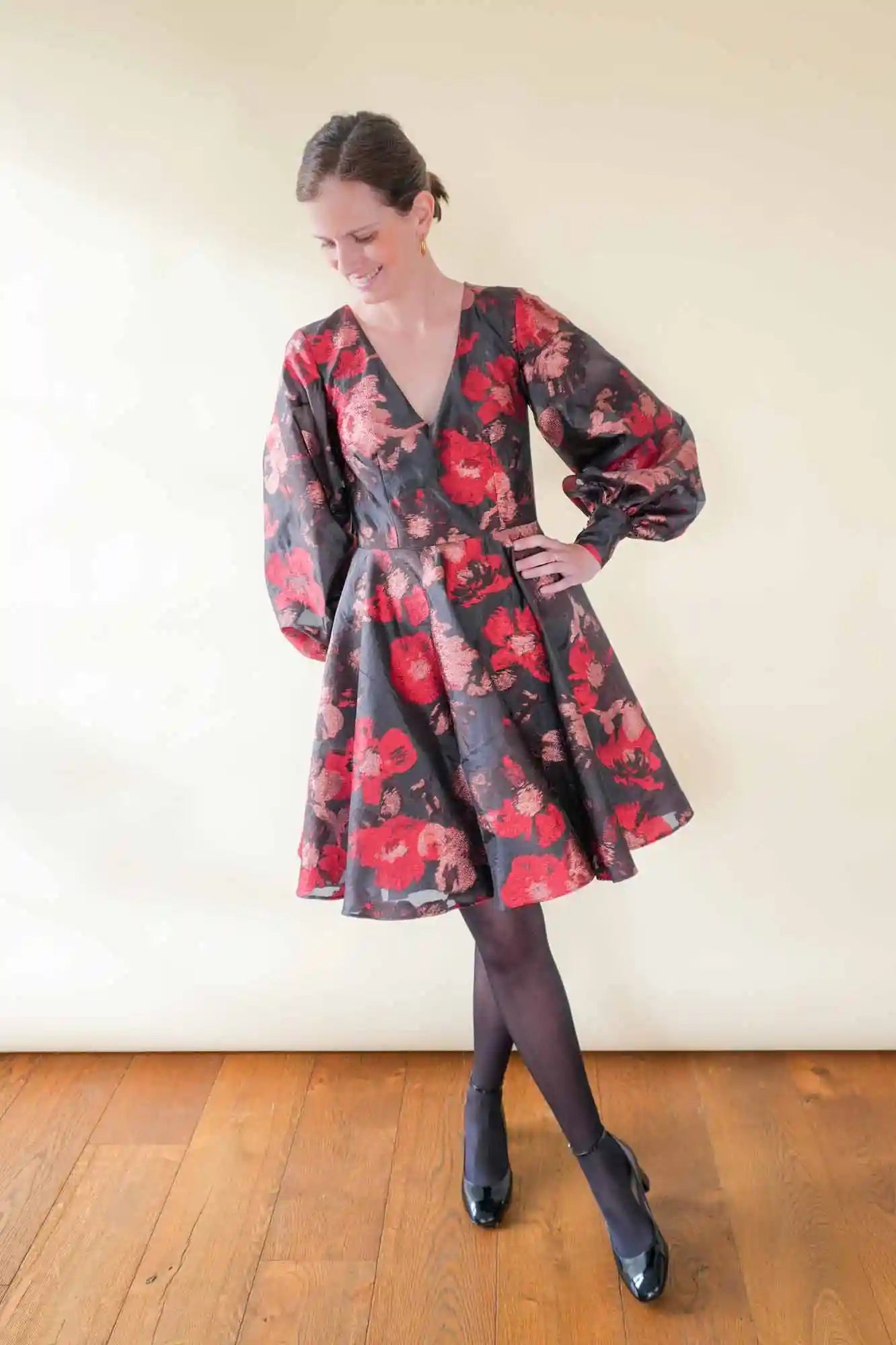 Patron de couture de la Jupe Cercle disponible en 5 longueurs avec ou sans traîne, au format Pochette ou PDF A4 et A0 avec marges incluses, à personnaliser avec le concept couture d'Atelier Charlotte Auzou
