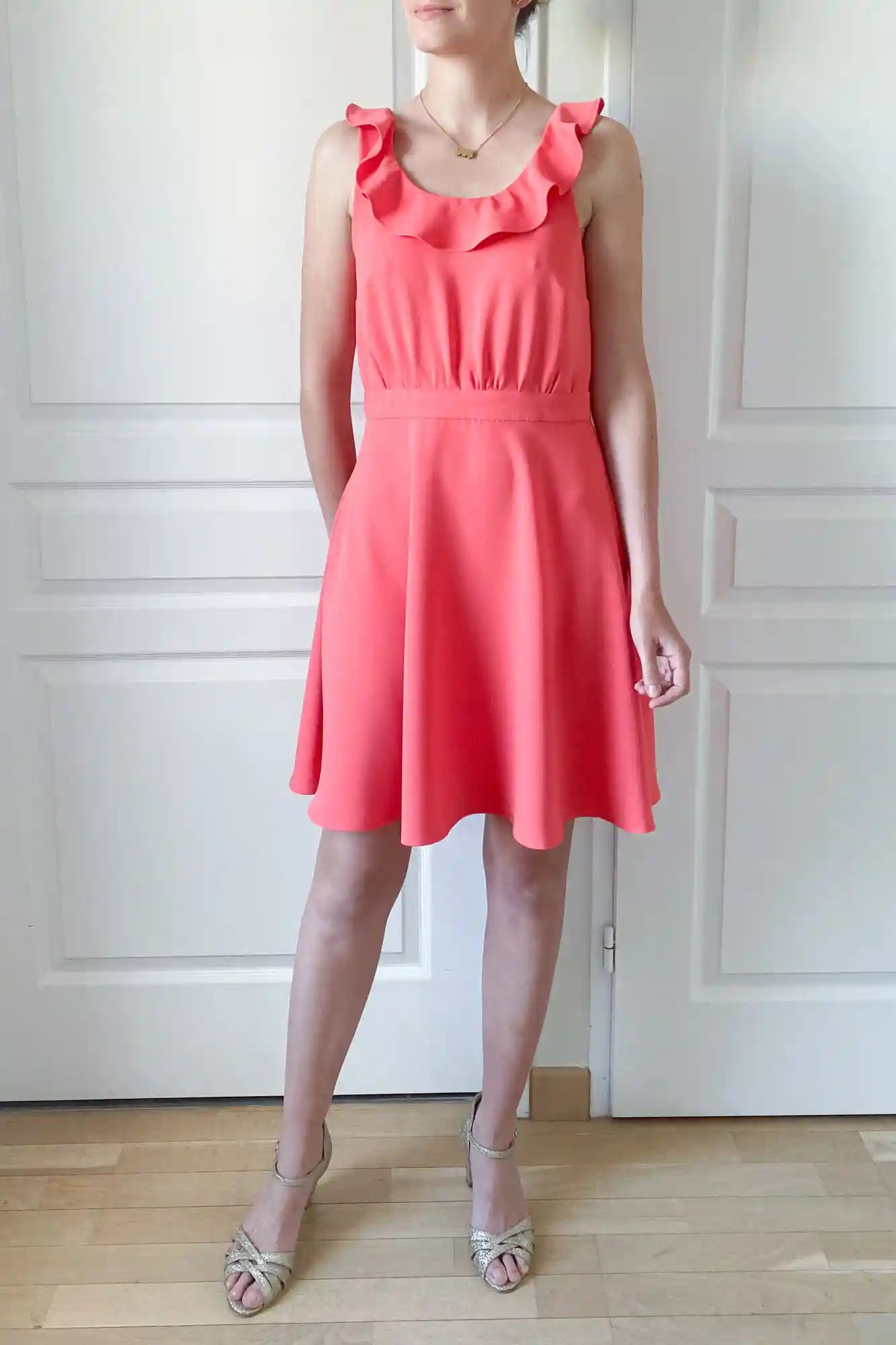 Patron de Couture Jupe Demi Cercle Patineuse à personnaliser, disponible en 5 longueurs avec ou sans traîne, du 34 au 56, pour une création unique et sur-mesure, par Atelier Charlotte Auzou