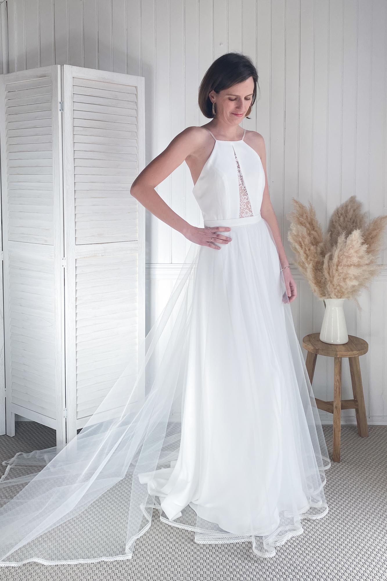 Robe de Mariée à Bretelles