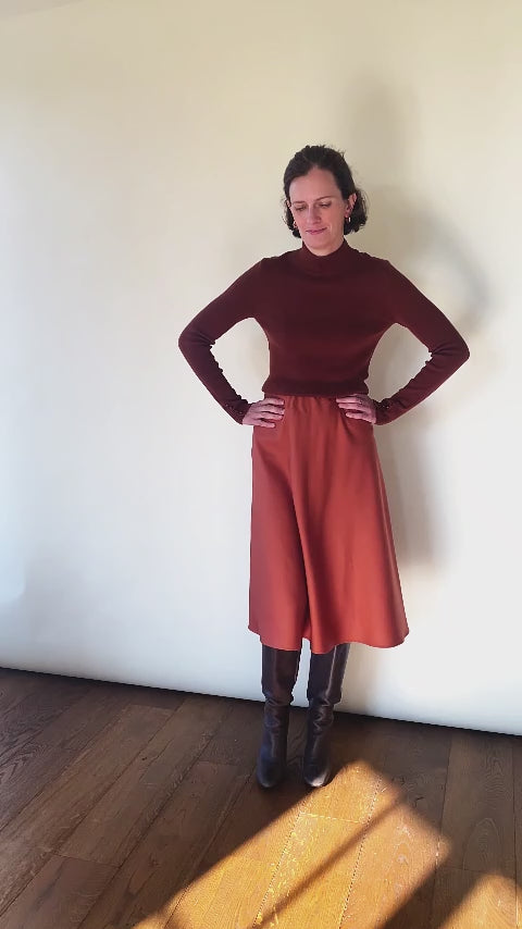 Patron de Couture Jupe Quart de Cercle à personnaliser pour coudre une robe courte ou longue, Pochette ou PDF, du 34 au 56, à couper dans le biais, par Atelier Charlotte Auzou