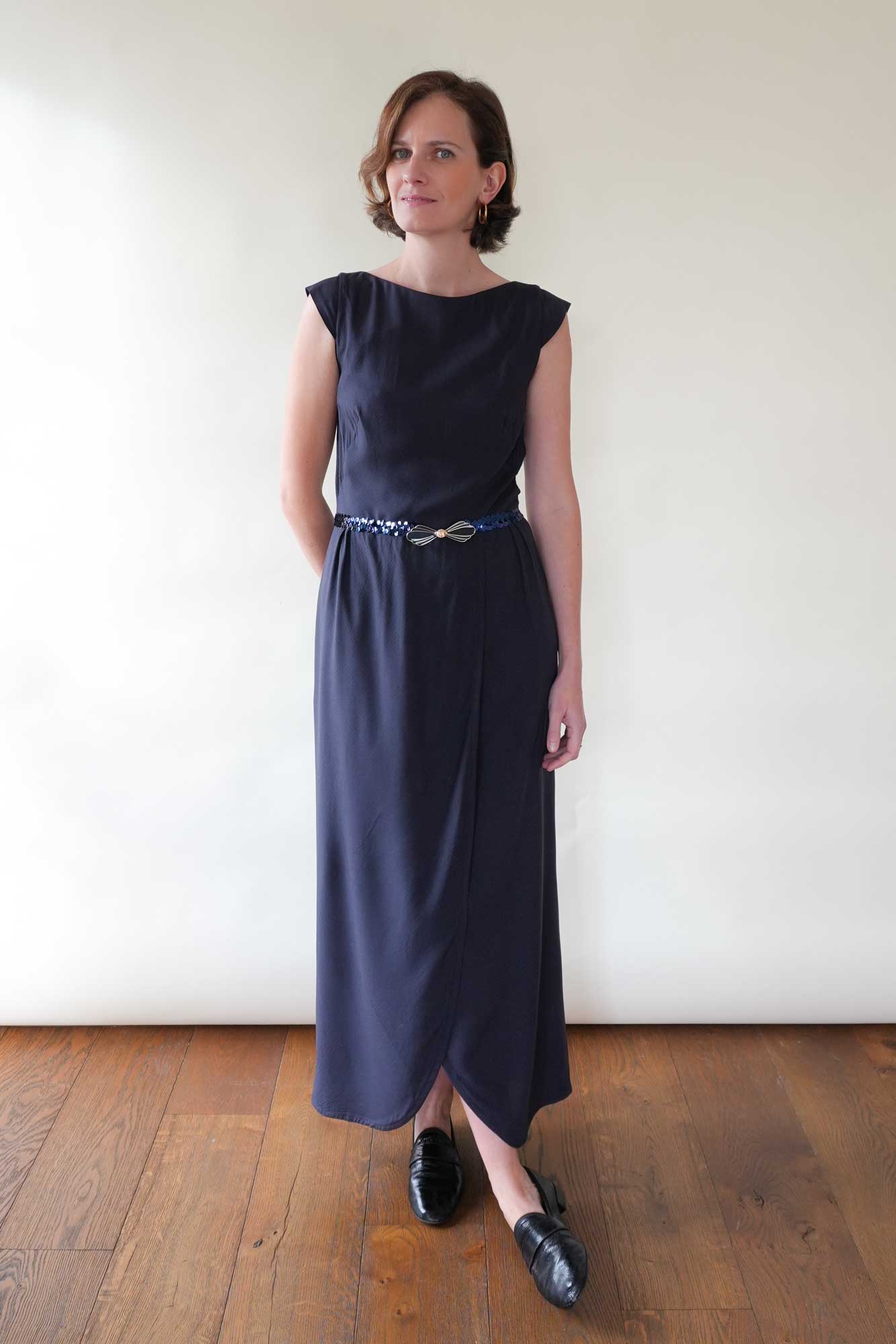 Robe Longue Encolure Bateau