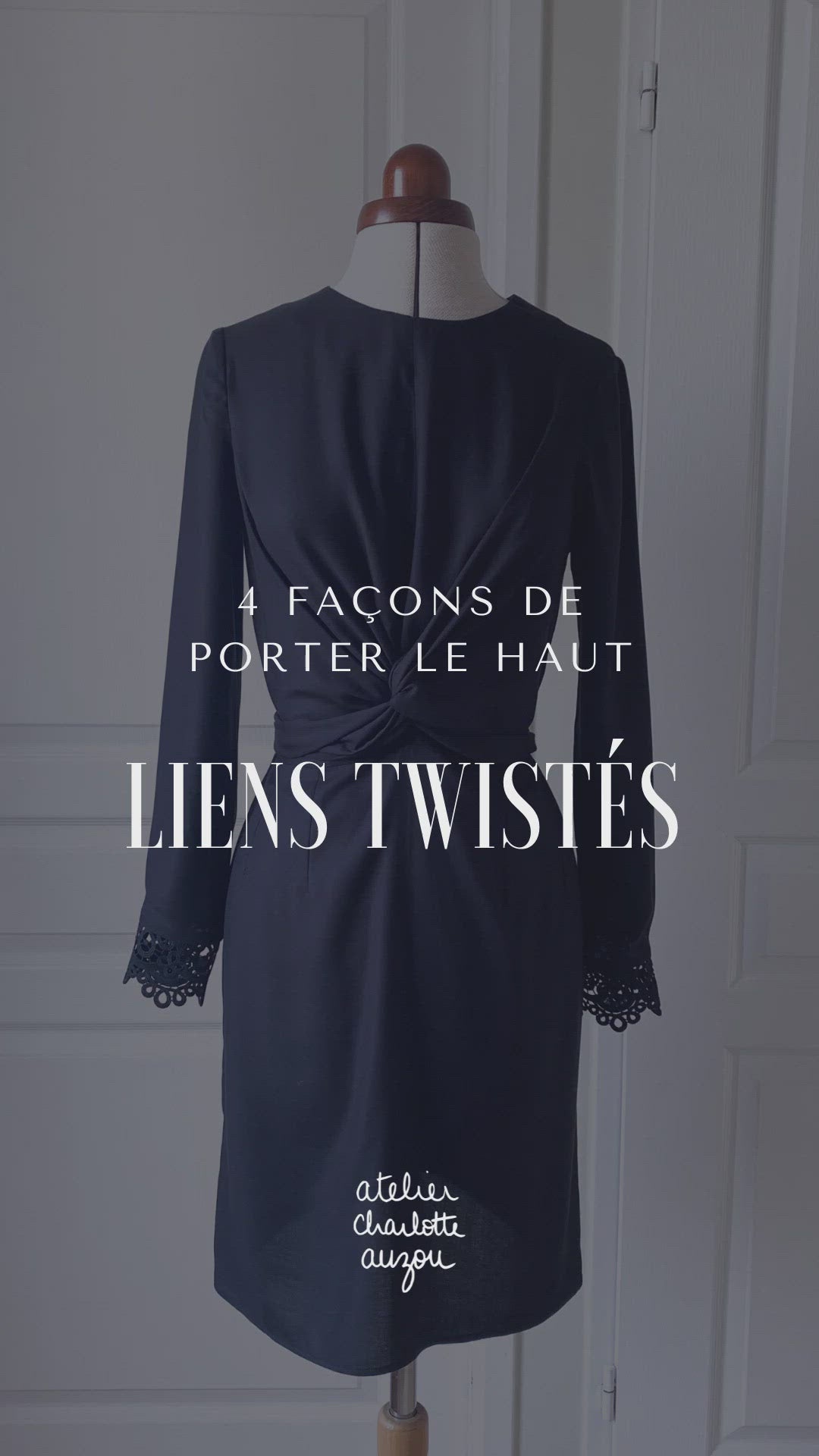 Patron De Couture Robe Avec Liens À Nouer À La Taille PDF