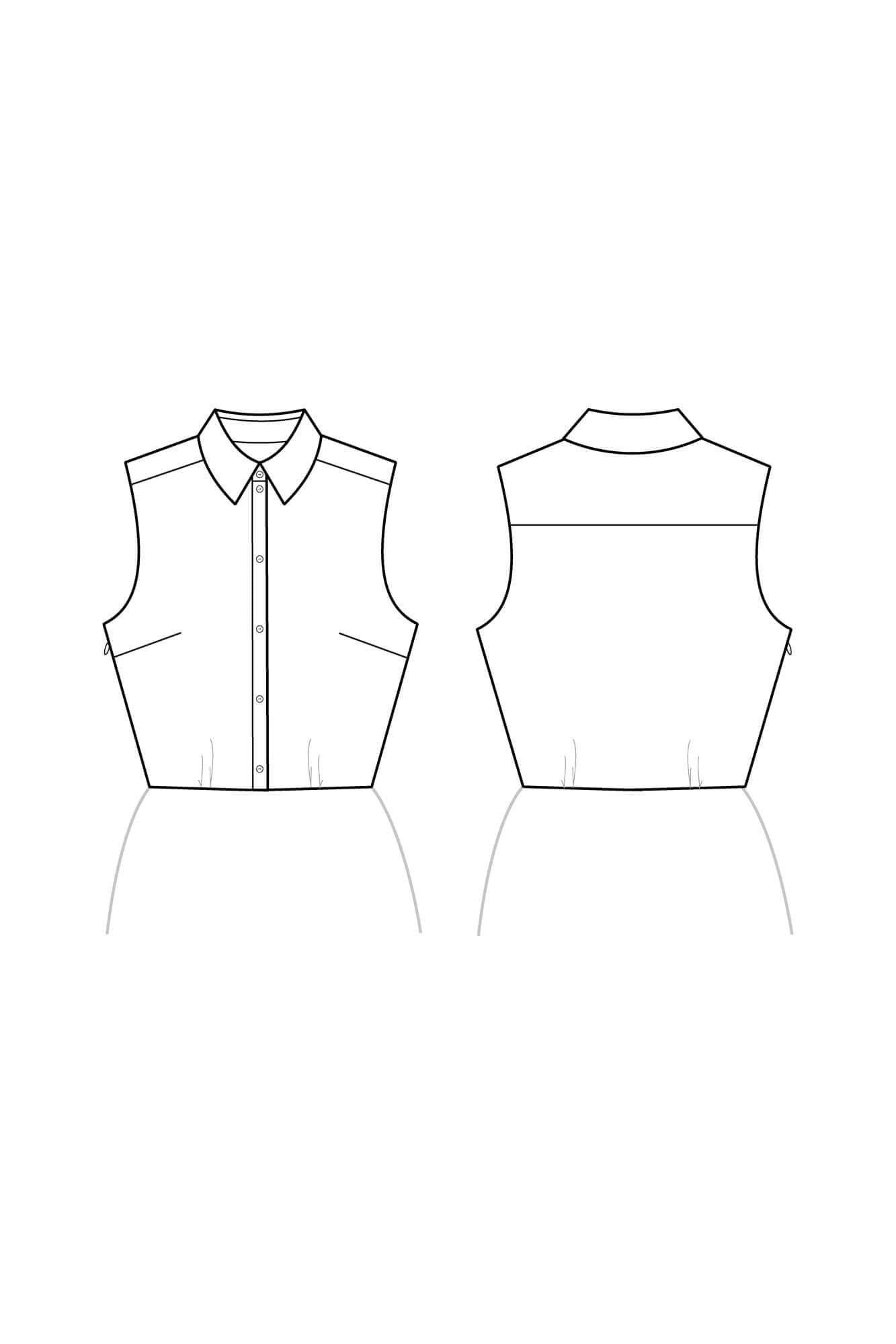 Patron de Couture de Robe Chemise À Personnaliser