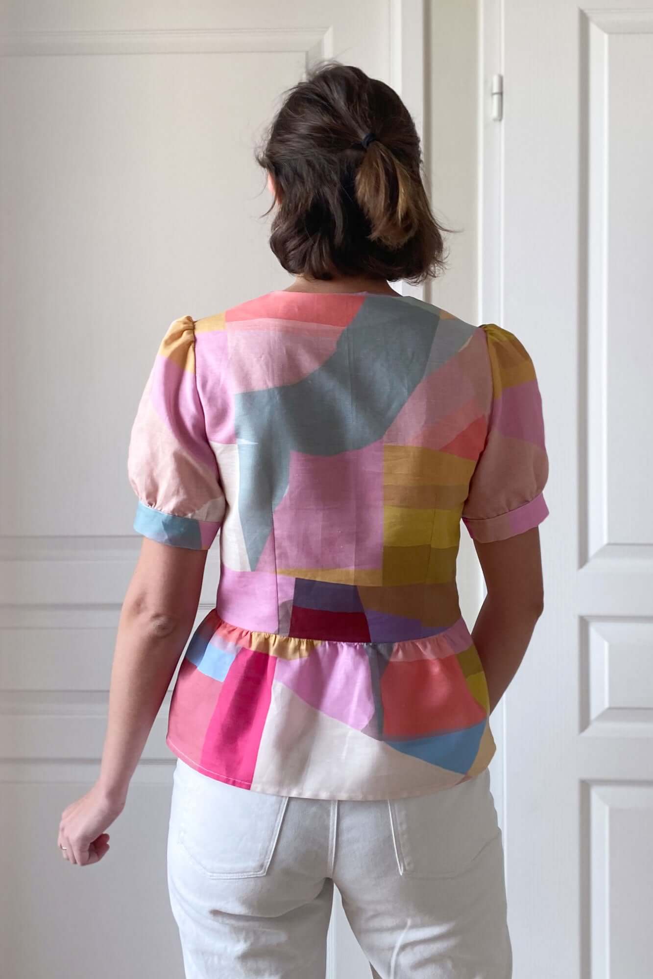 Patron De Couture Robe Boutonnage Rétro À Personnaliser Au Format PDF A4 et A0