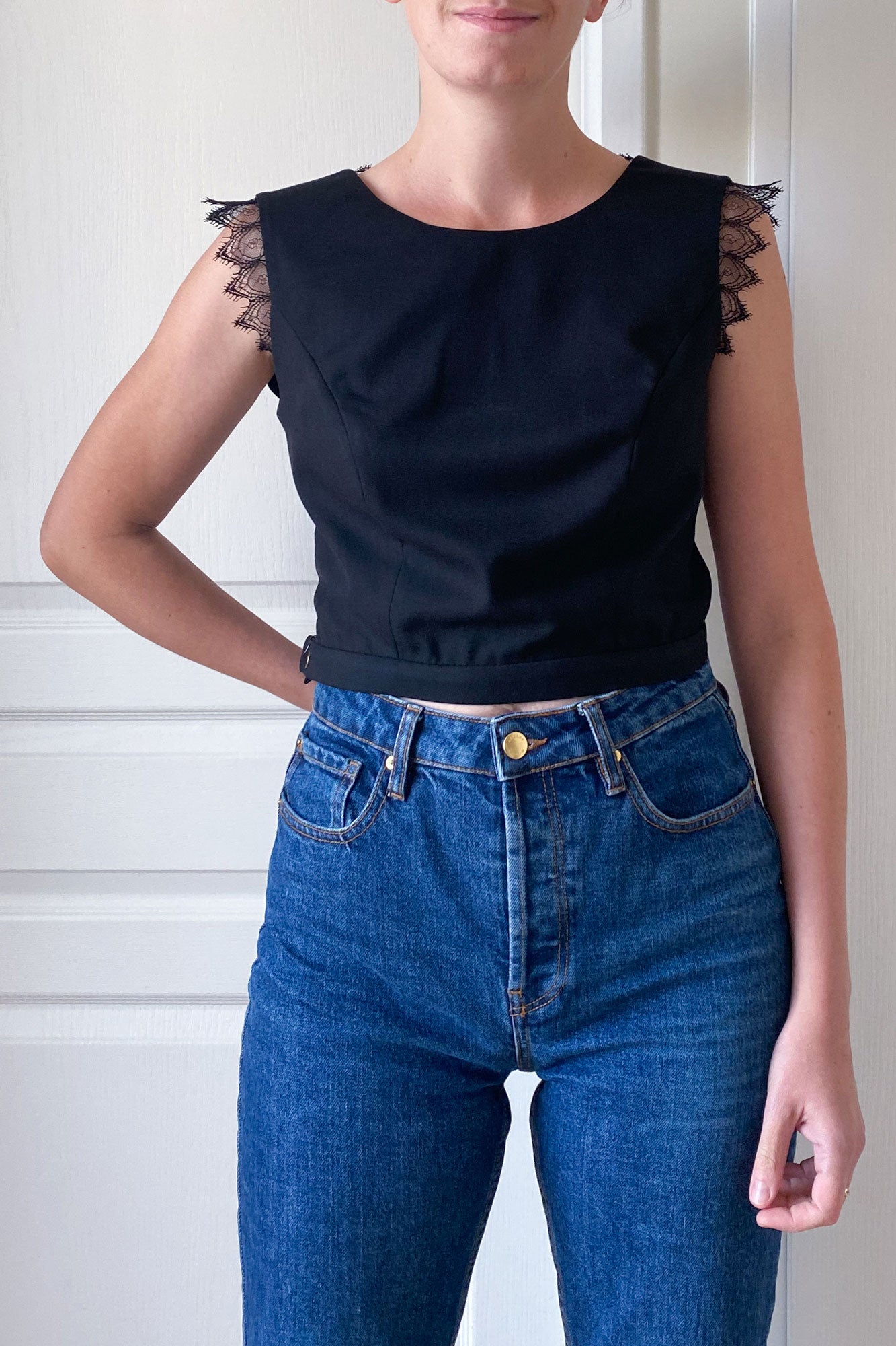 Patron de Couture Crop Top Dos Nu À Personnaliser