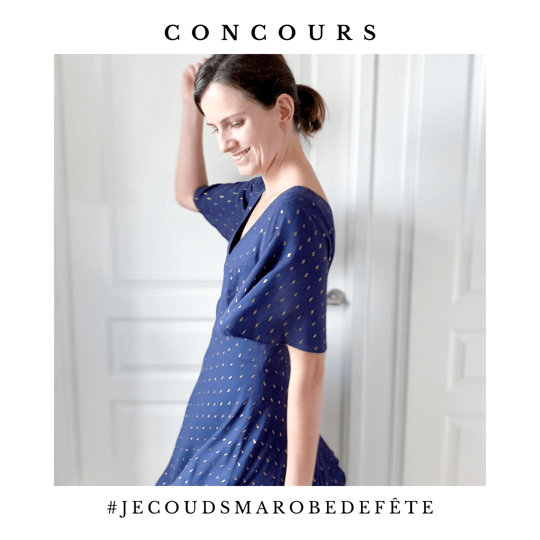 concours créatif je couds ma robe de fête couture instagram atelier charlotte auzou