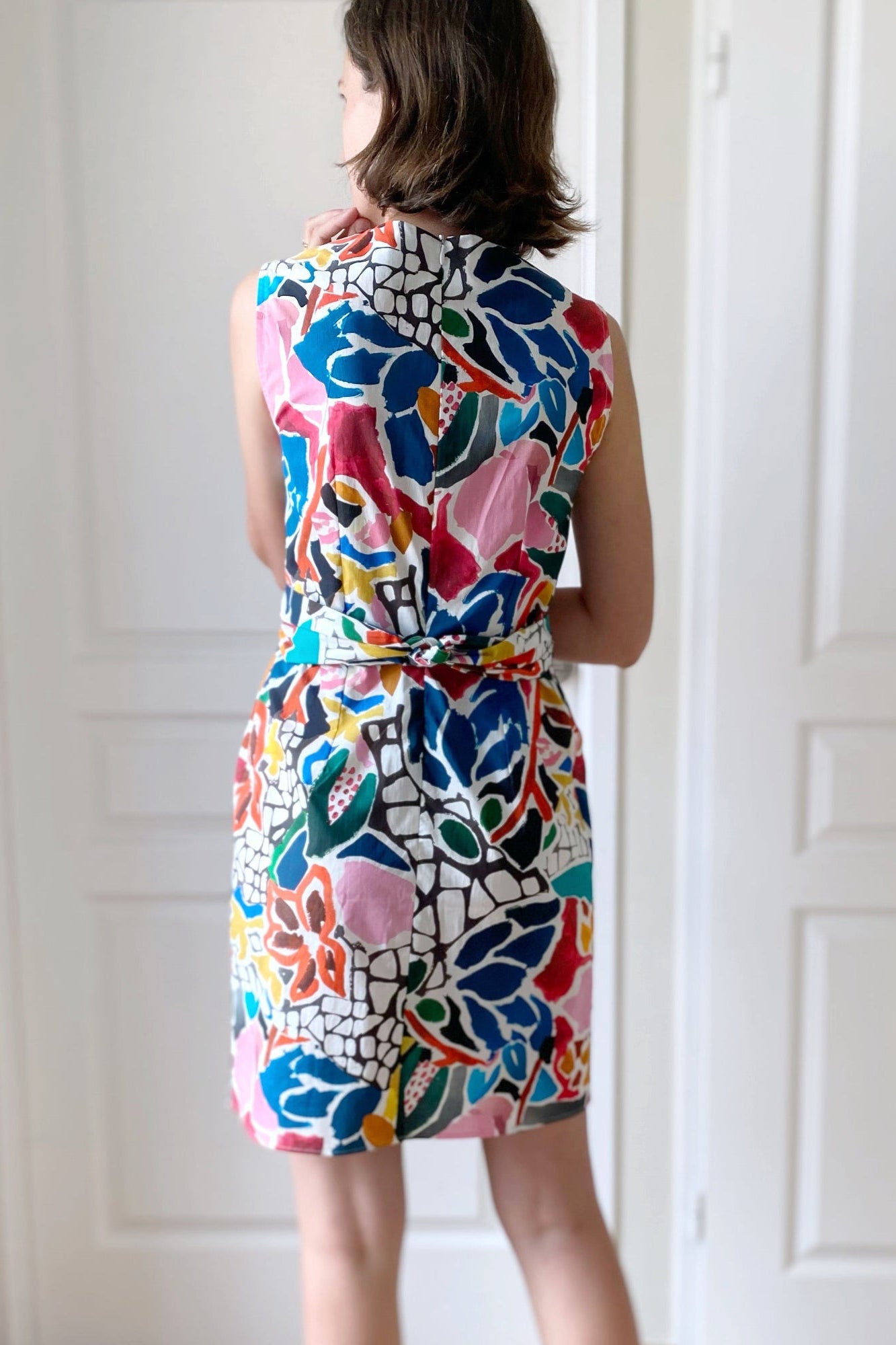 Robe Nouée Sans Manches