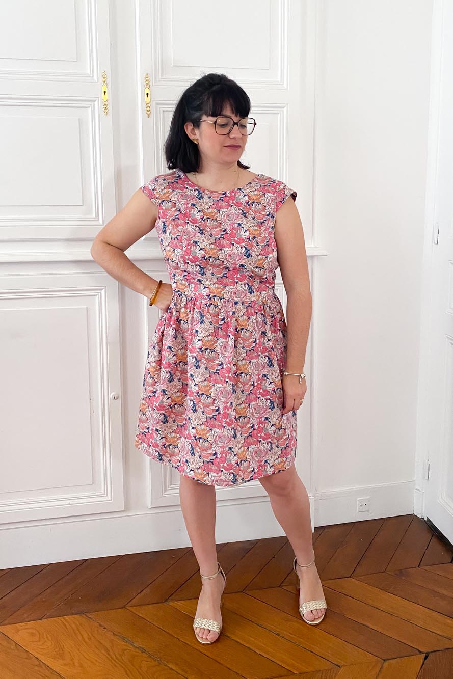 Robe Fleurie Dos Nu