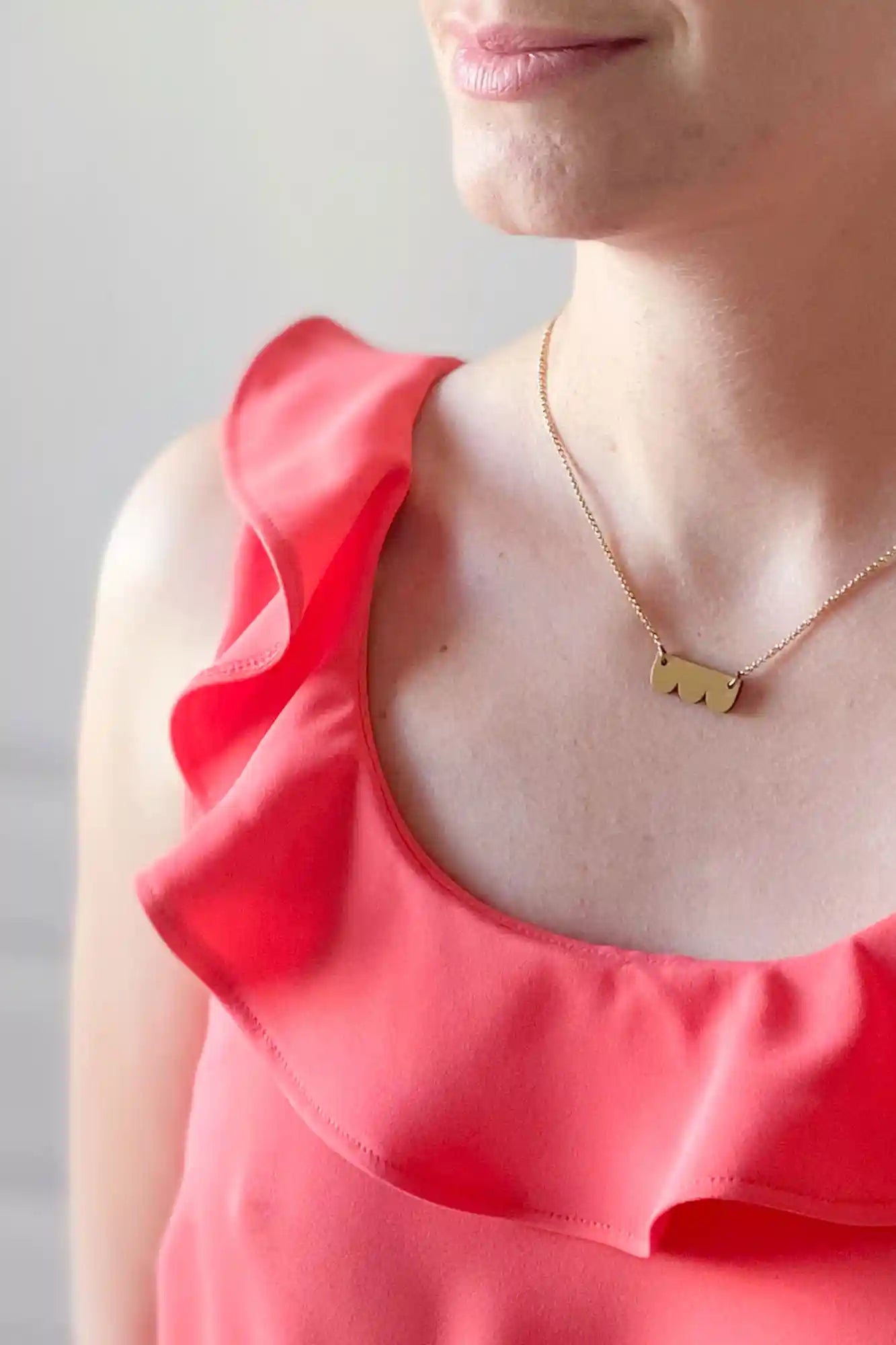 Robe Patineuse Invitée Corail