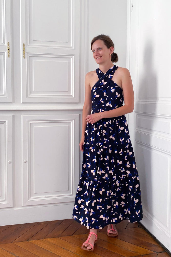 Foulard, Patron de Couture PDF de Robe d'Invitée