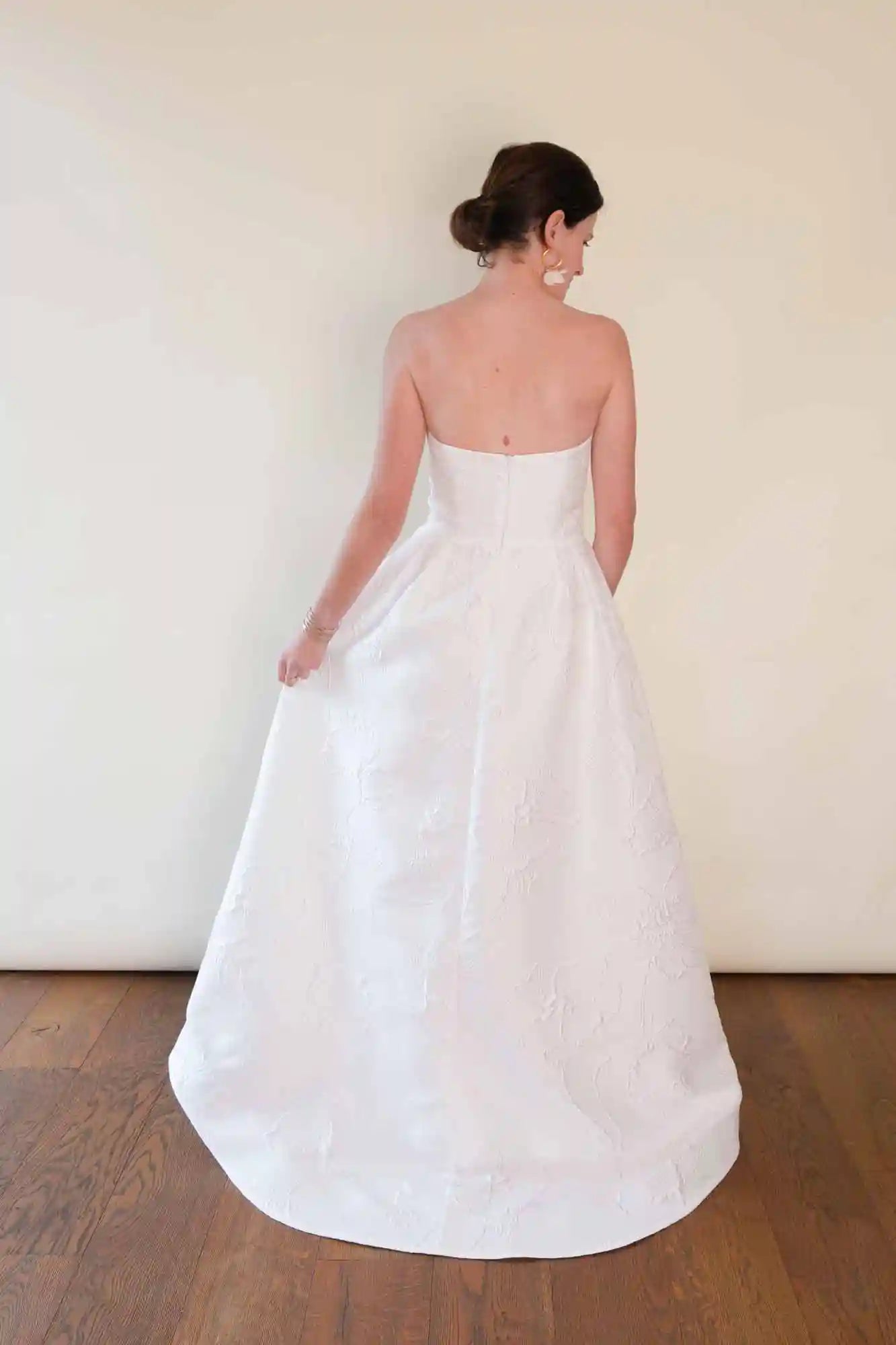 Patron de Couture Robe de Mariée Bustier à Baleines Longue avec Traîne, du 34 au 56, personnalisable, Papier et PDF, par Atelier Charlotte Auzou