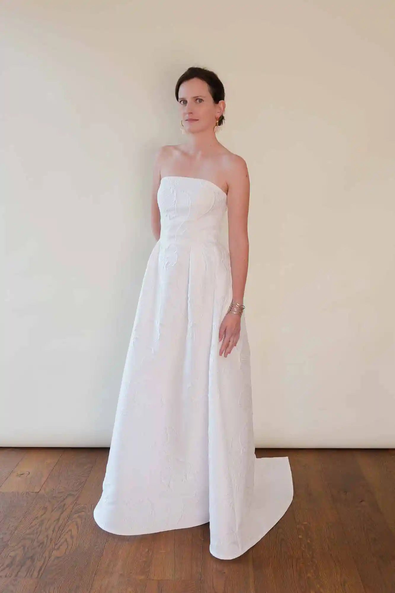 Patron de Couture Robe de Mariée Bustier à Baleines Longue avec Traîne, du 34 au 56, personnalisable, Papier et PDF, par Atelier Charlotte Auzou