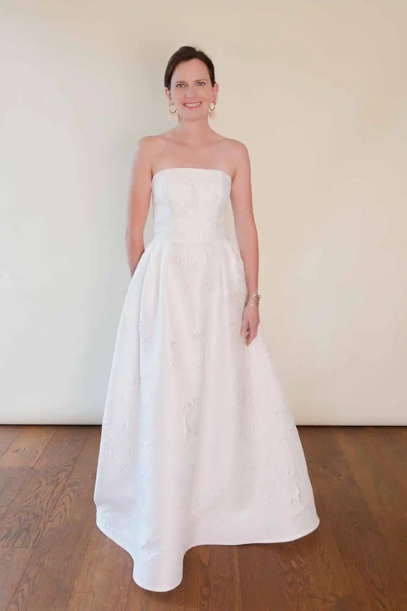 Patron de Couture Robe de Mariée Bustier à Baleines Longue avec Traîne, du 34 au 56, personnalisable, Papier et PDF, par Atelier Charlotte Auzou