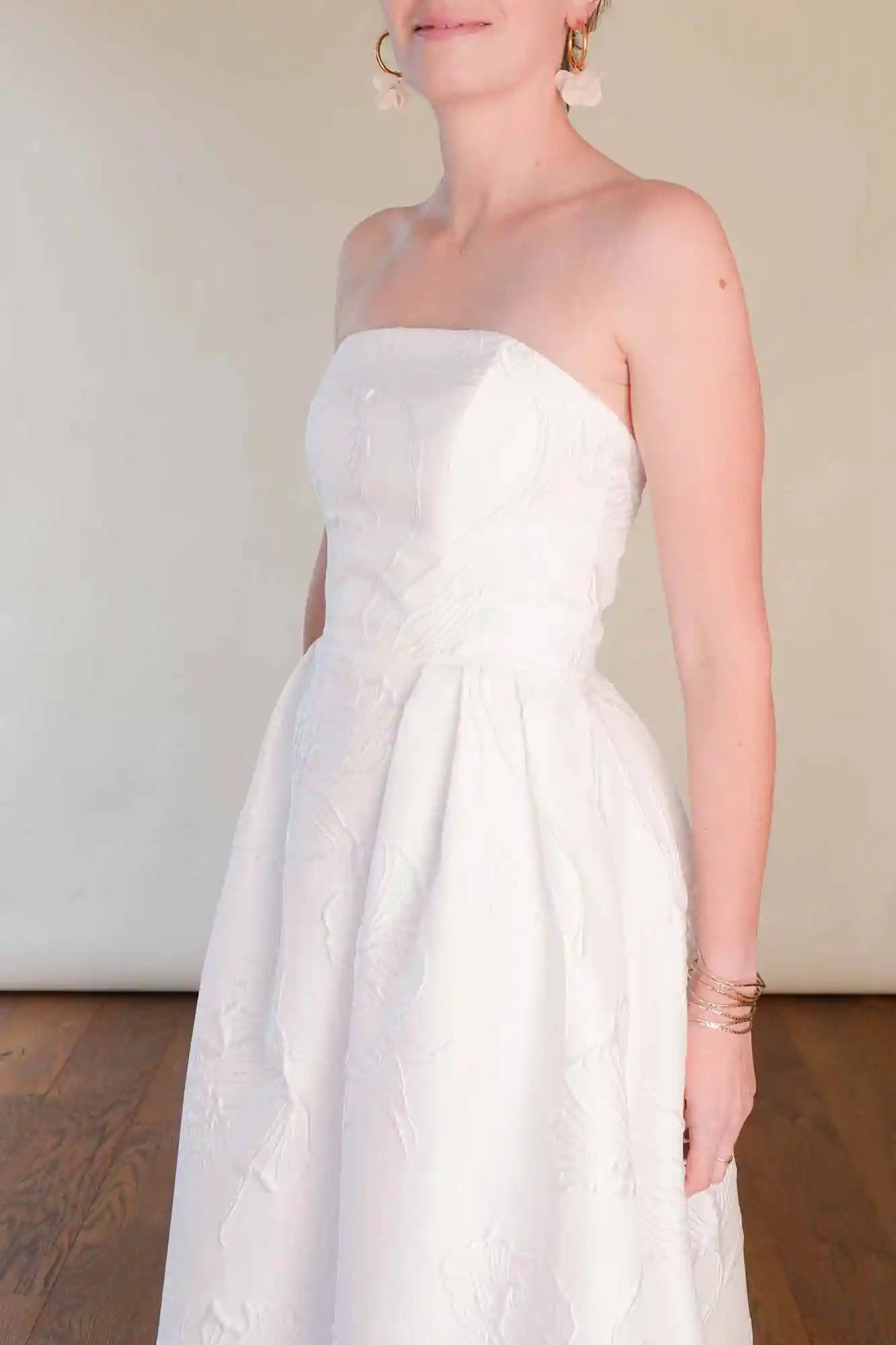 Patron de Couture Robe de Mariée Bustier à Baleines Longue avec Traîne, du 34 au 56, personnalisable, Papier et PDF, par Atelier Charlotte Auzou