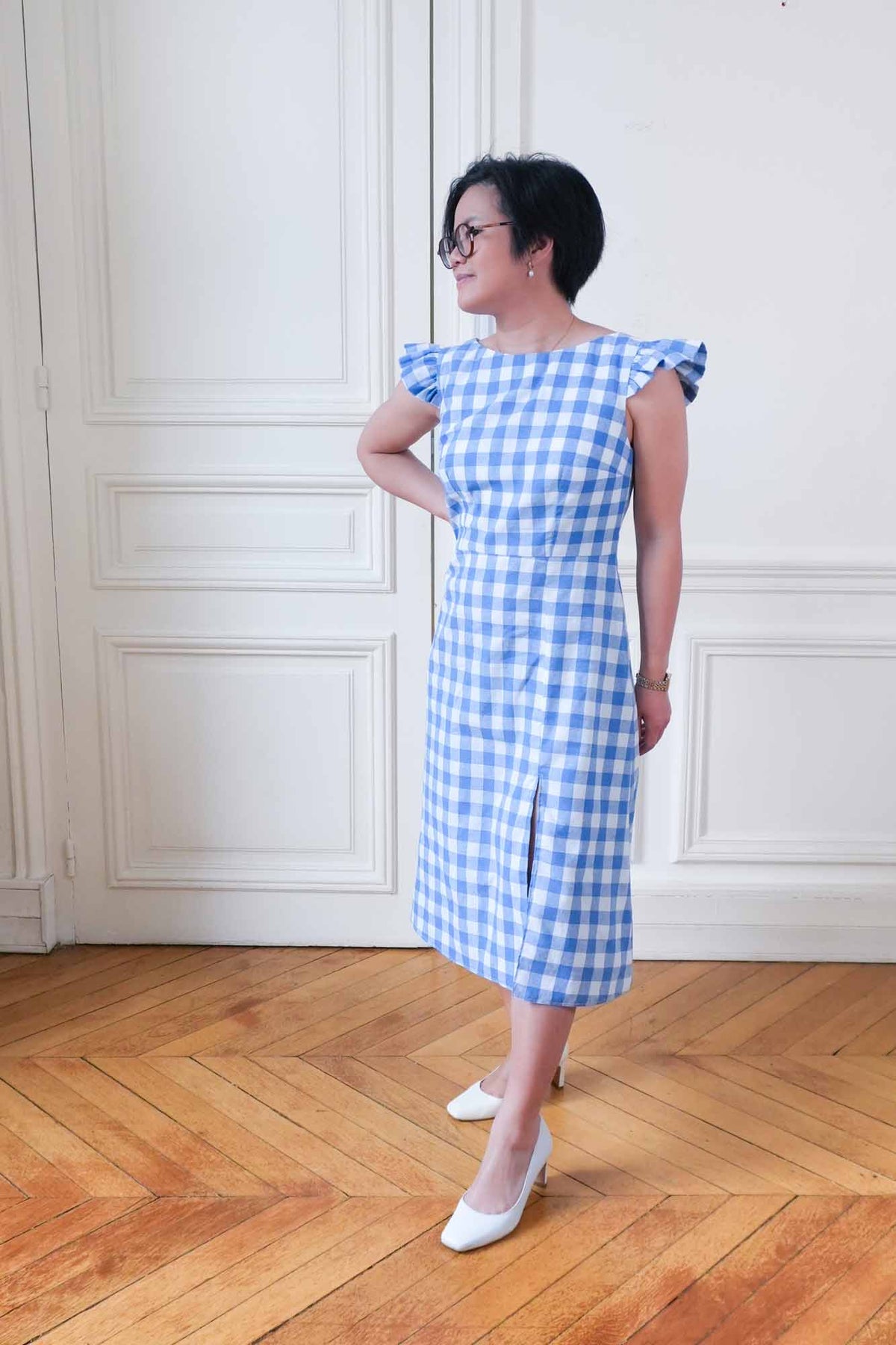Jupe Fendue Devant, Patron de Couture PDF de Robe de Mariée