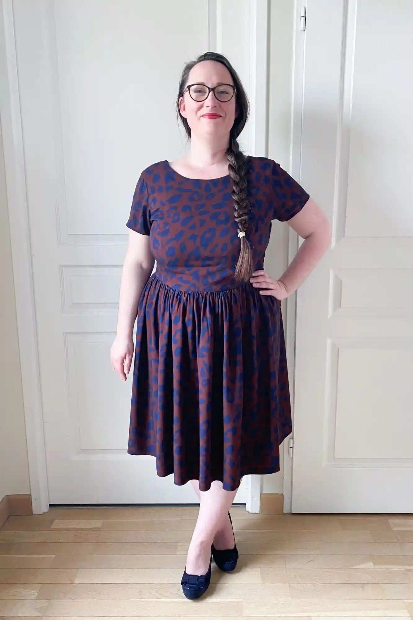 Robe Froncée à Petit Dos Nu