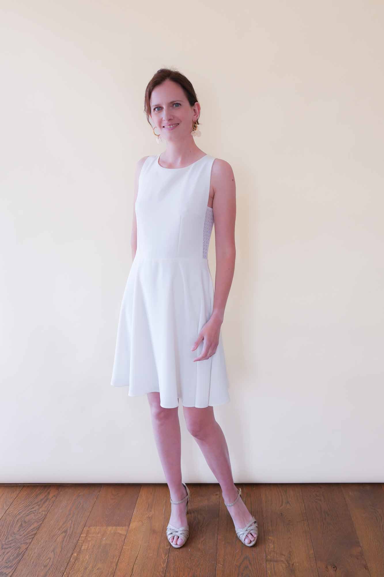 Coudre sa Robe de Mariage Civil Courte avec les Patrons à Personnaliser par Atelier Charlotte Auzou