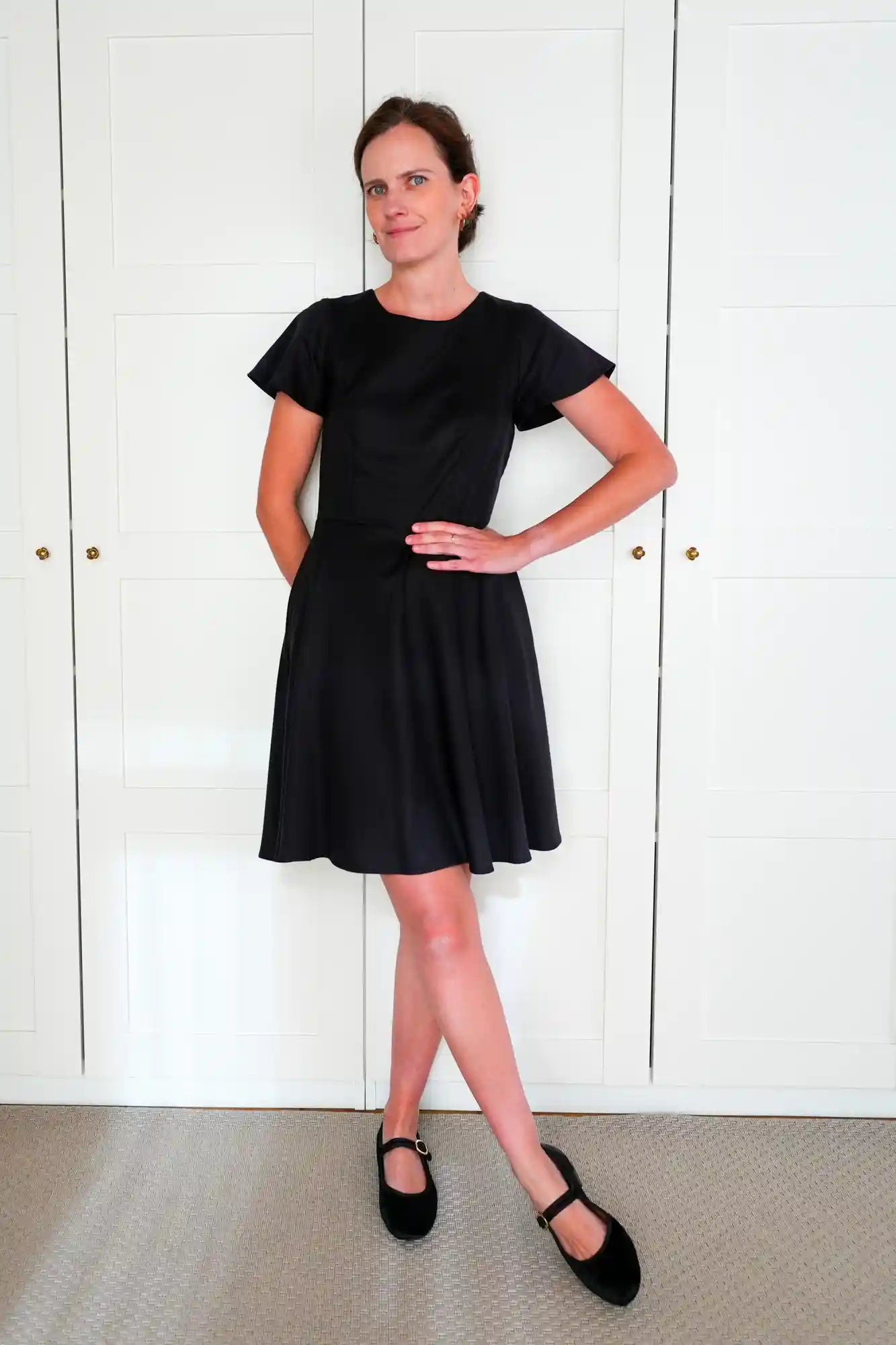 Patron de Couture Robe Dos Nu Patineuse Courte Personnalisable