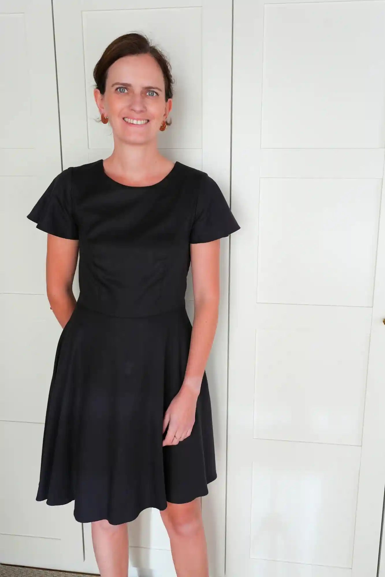 Patron de Couture Robe Dos Nu Patineuse Courte Personnalisable