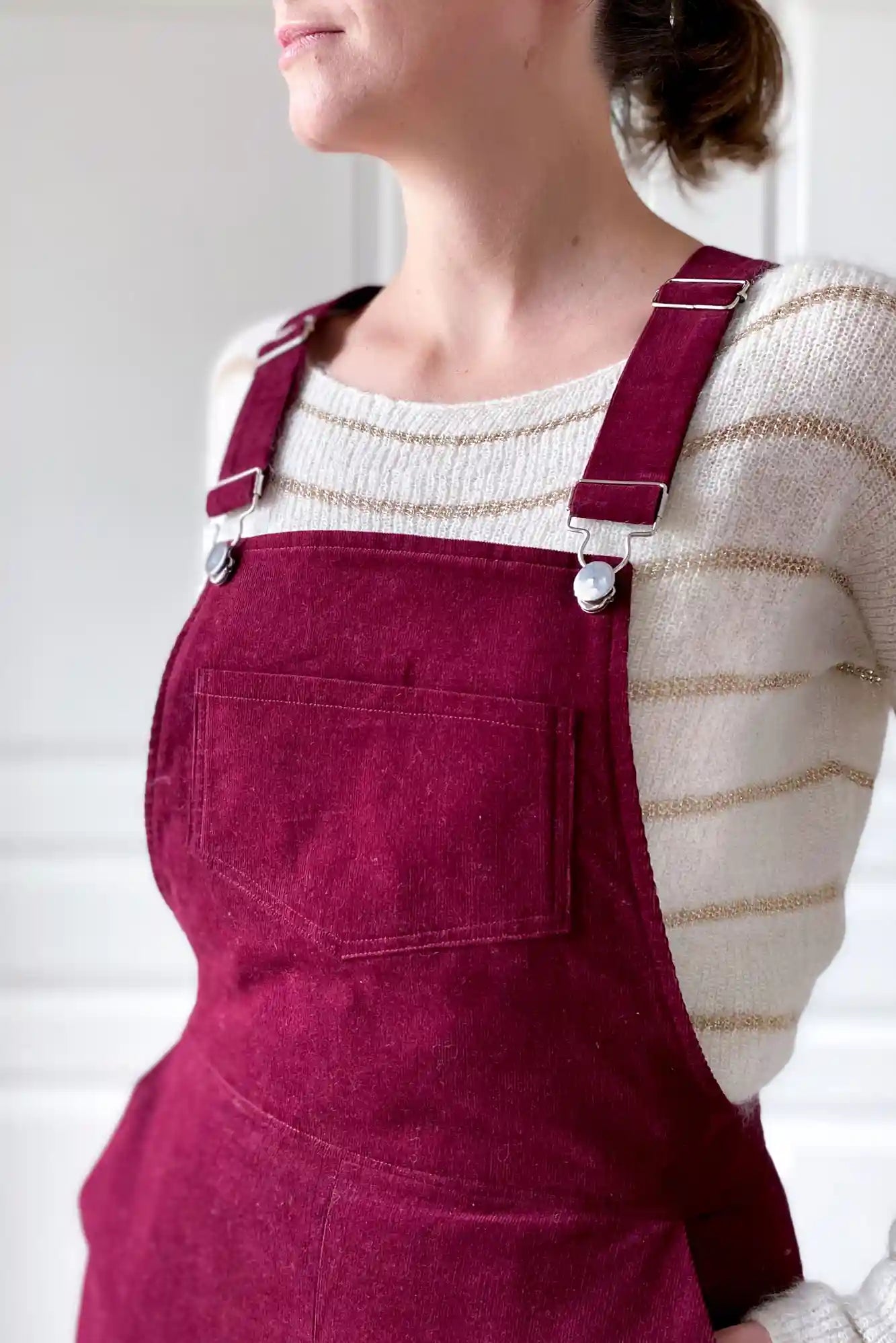 Patron De Couture Salopette Femme À Personnaliser Robe, Pantalon ou Short, PDF A4 et A0 ou Pochette, du 34 au 56, par Atelier Charlotte Auzou