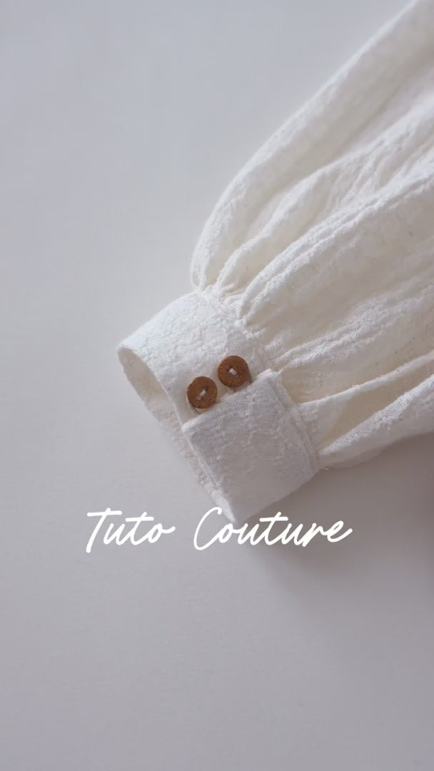 Tuto Couture Manche Bouffante Elastique Patron Personnalisable Atelier Charlotte Auzou